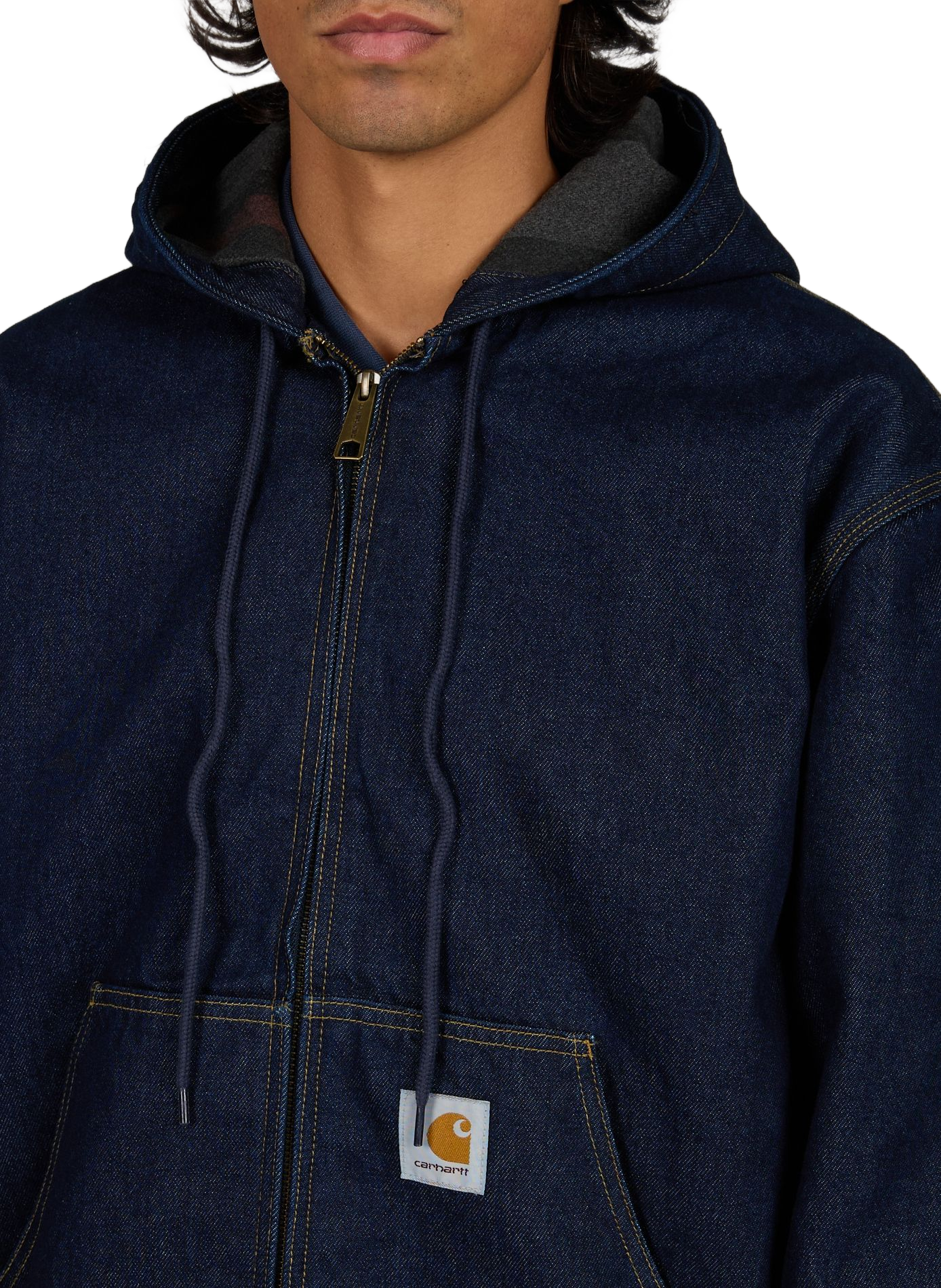 Jeansjacke aus Baumwolle CARHARTT WIP Blau