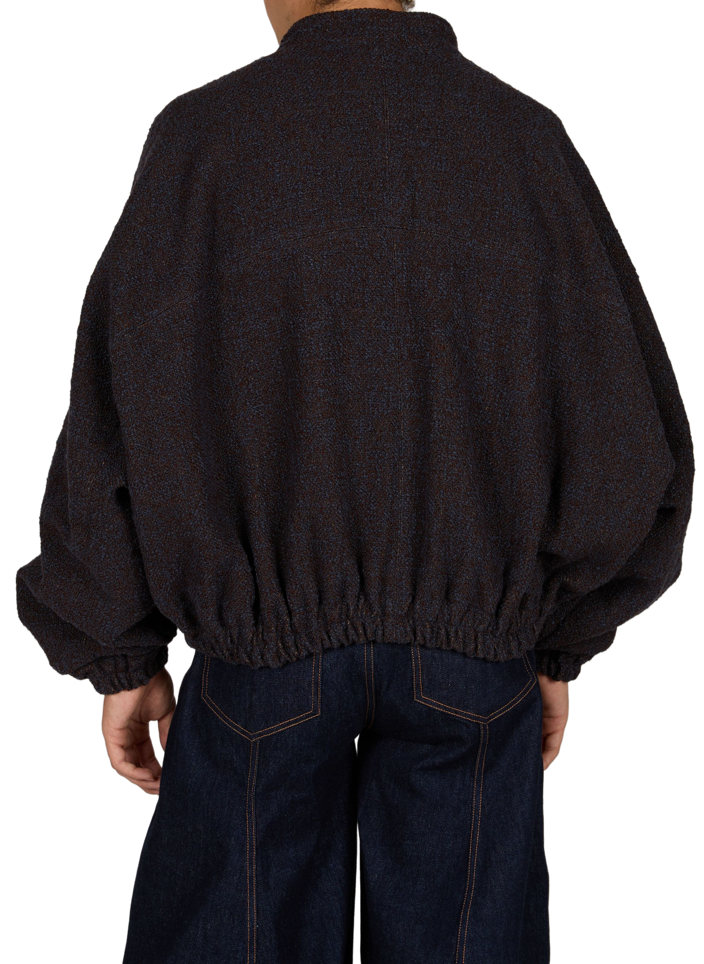 Straight cotton-blend jacket RENÈ Black