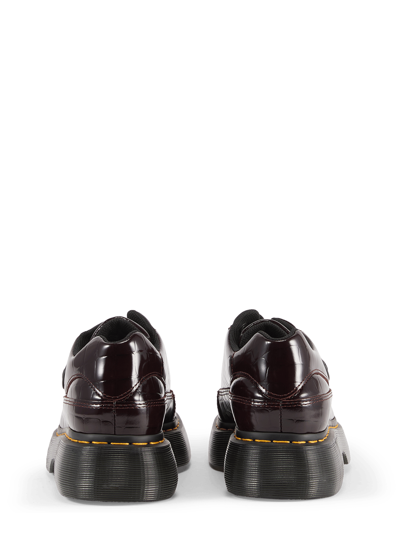 Derby in pelle DR. MARTENS Rosso