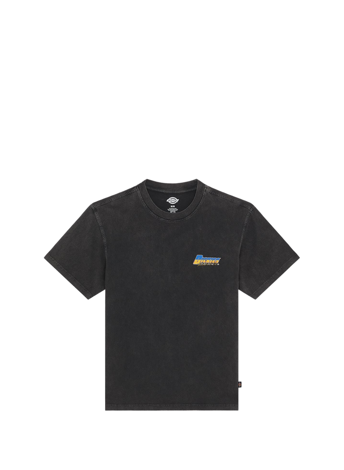 Straight printed cotton t-shirt DICKIES Black