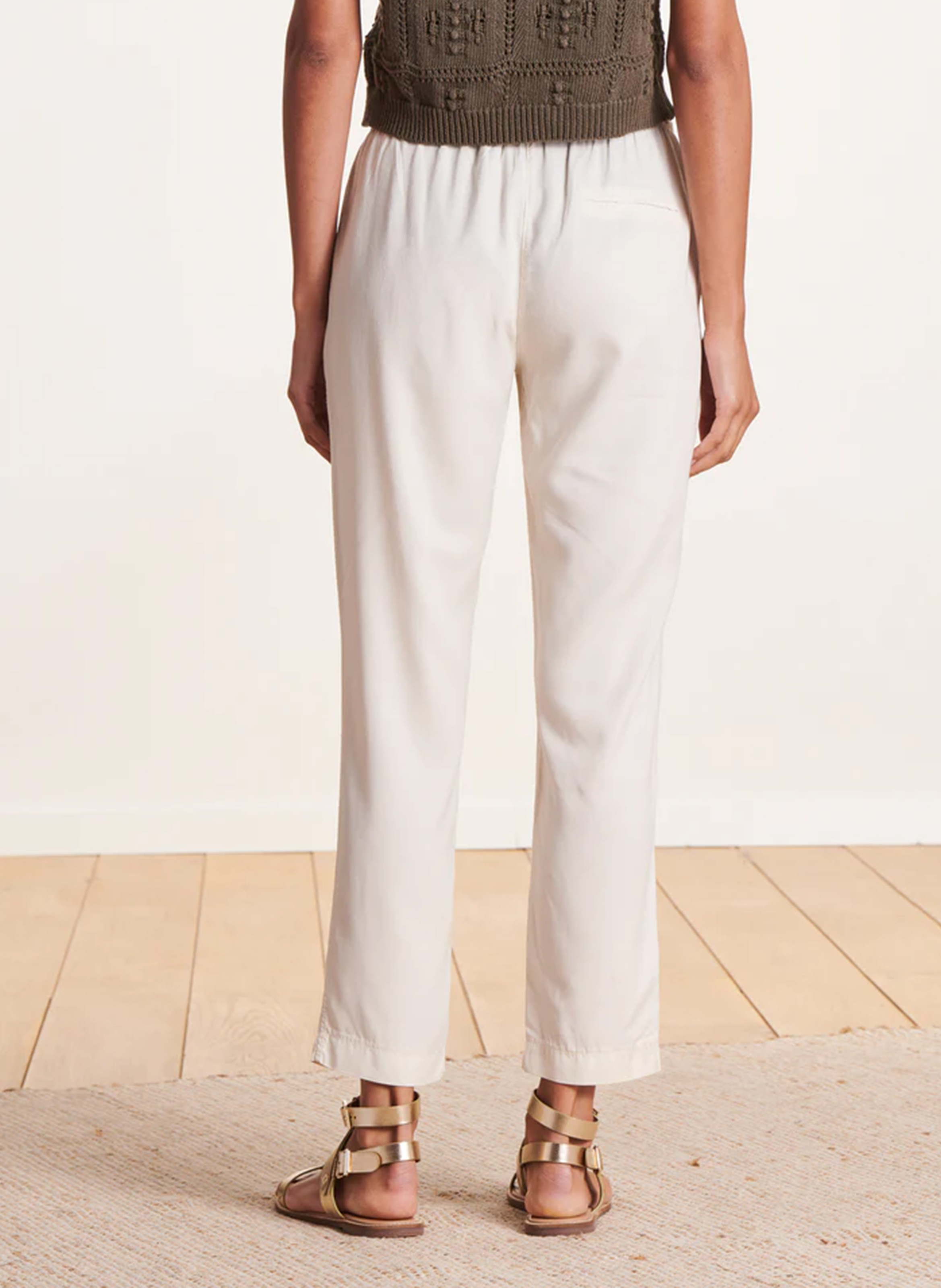 Rechte 7/8-broek LA FEE MARABOUTEE Wit