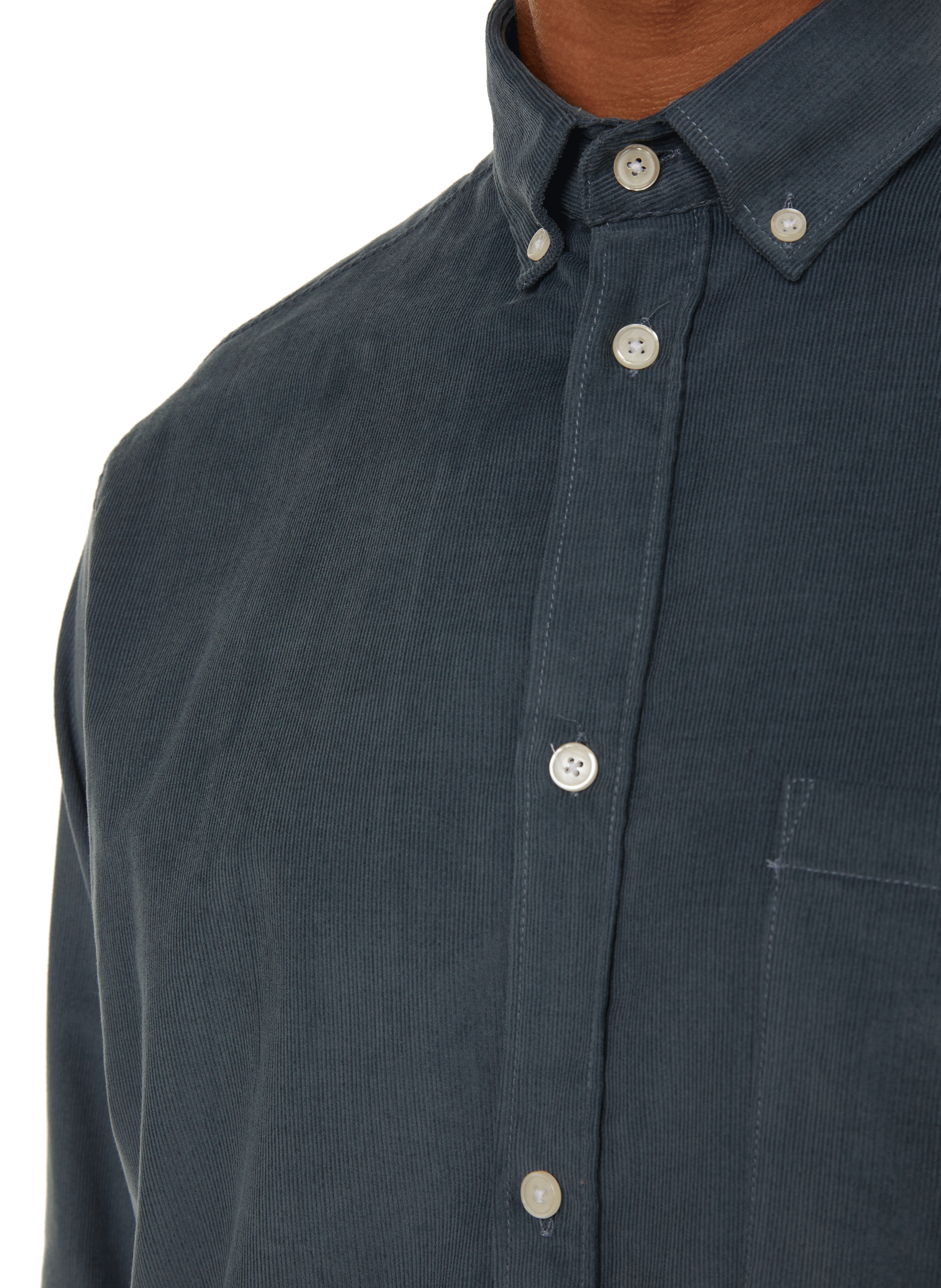 Chemise ample en coton AU PRINTEMPS PARIS Bleu