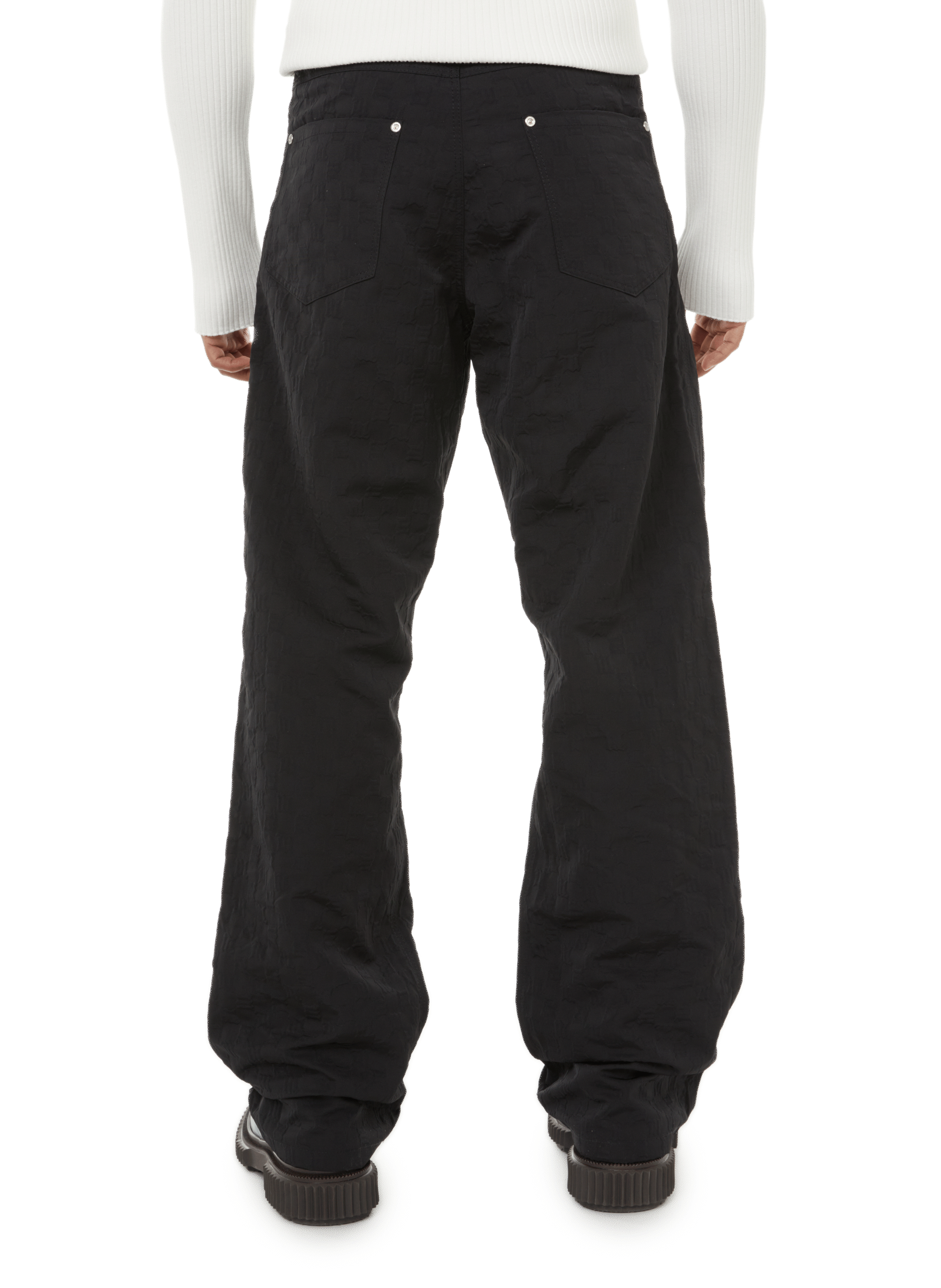Monogrammed trousers MISBHV Black