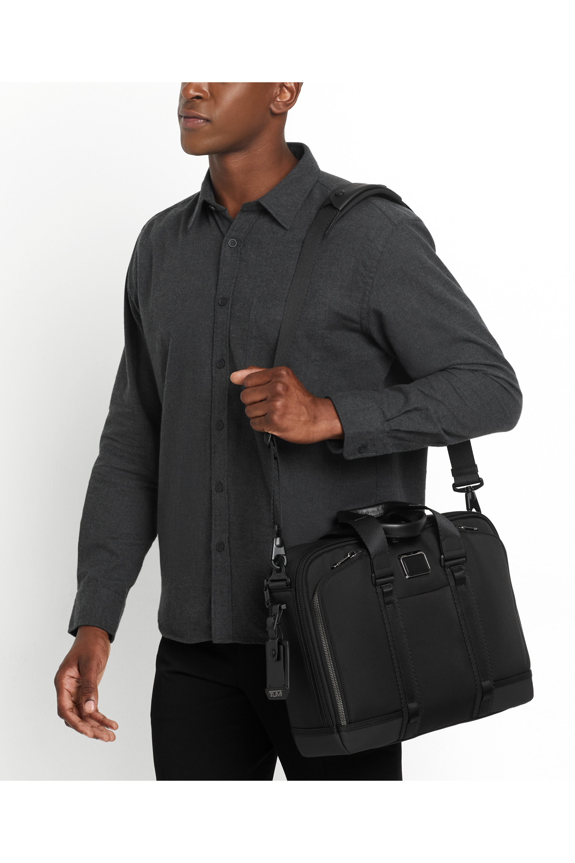 Alpha bravo briefcase taille s TUMI Noir