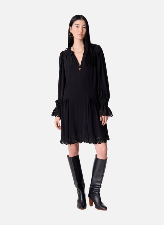 Robe enora Noir by VANESSA BRUNO VANESSA BRUNO Robe enora Noir