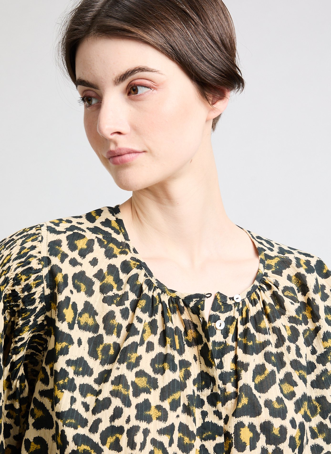 Printed loose-fitting blouse LEON & HARPER Multicolour