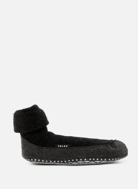 Non-slip wool blend slippers Grey by FALKE FALKE Non-slip wool blend slippers Grey