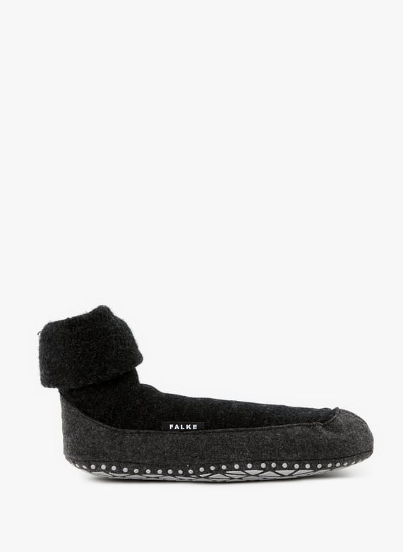 Chaussons anti-dérapant en laine mélangée | Gris by FALKE Chaussons anti-dérapant en laine mélangée Gris