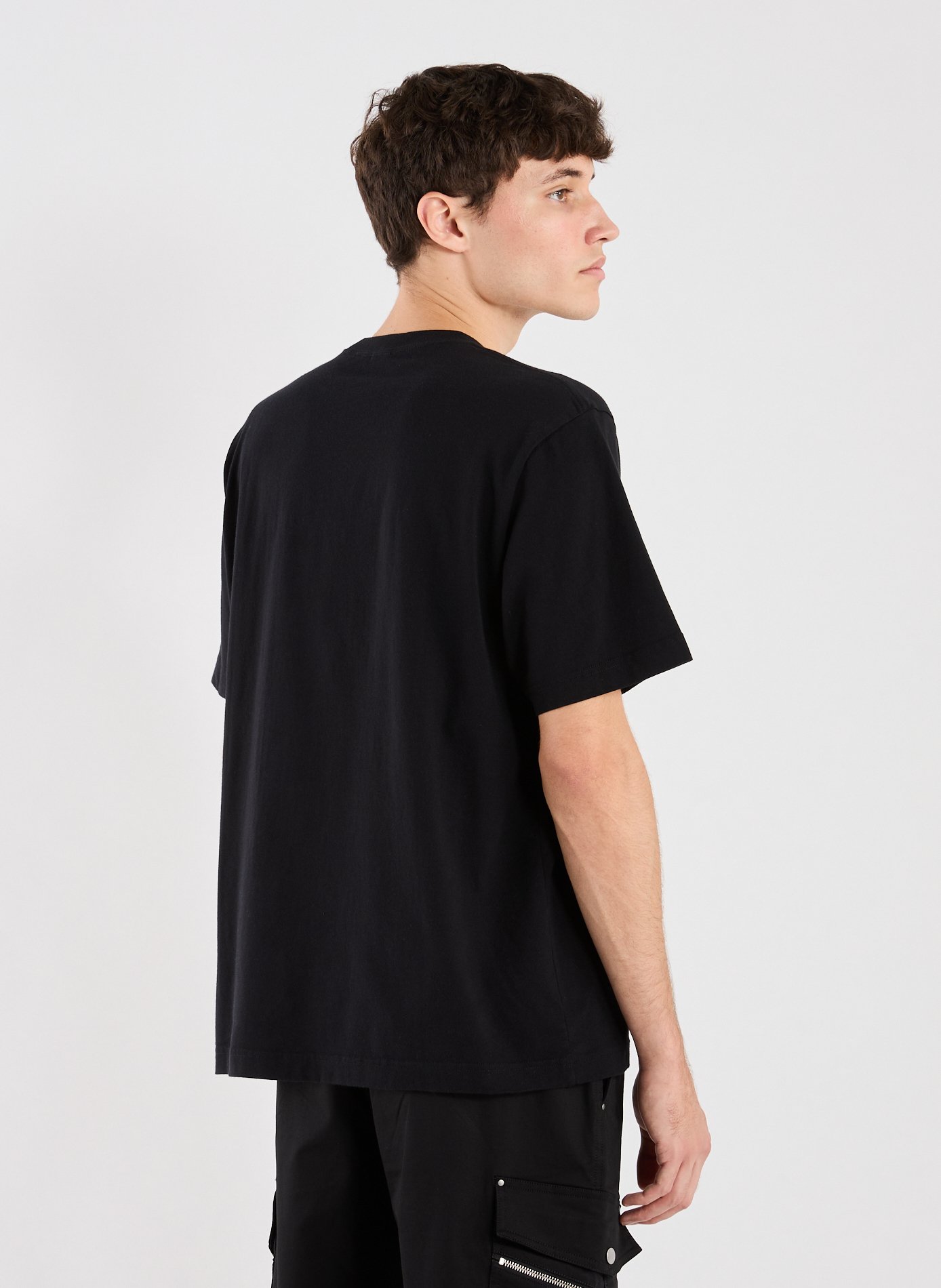 Cotton Logo T-shirt MOOSE KNUCKLES Black