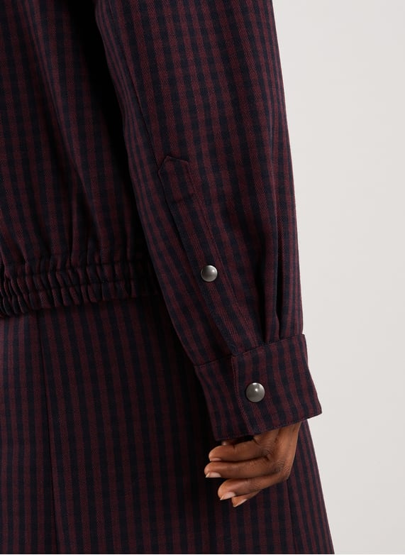 Veste à carreaux en laine | Multicolore by TIBI Veste à carreaux en laine Multicolore