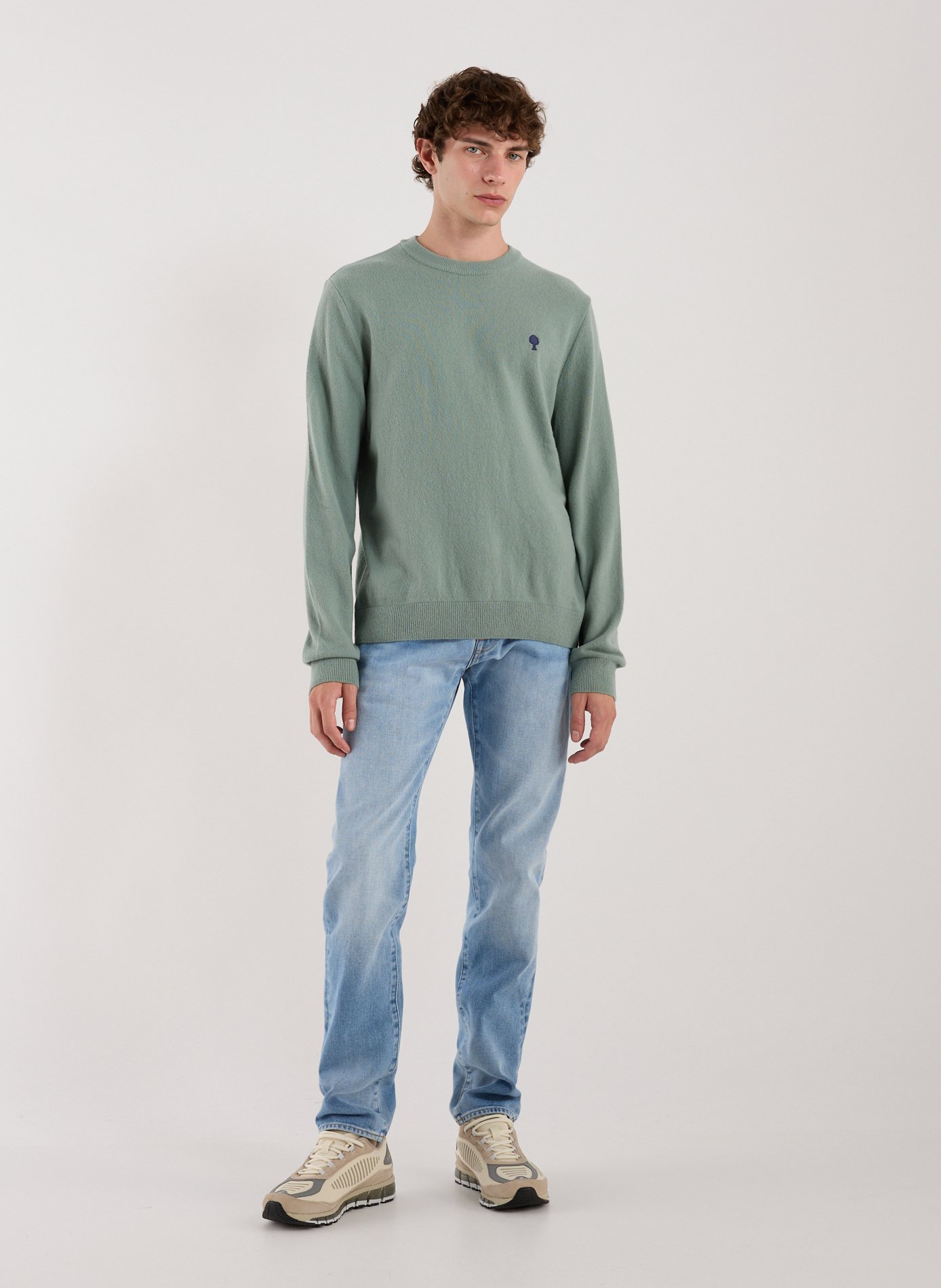 Crew-neck jumper FAGUO Green