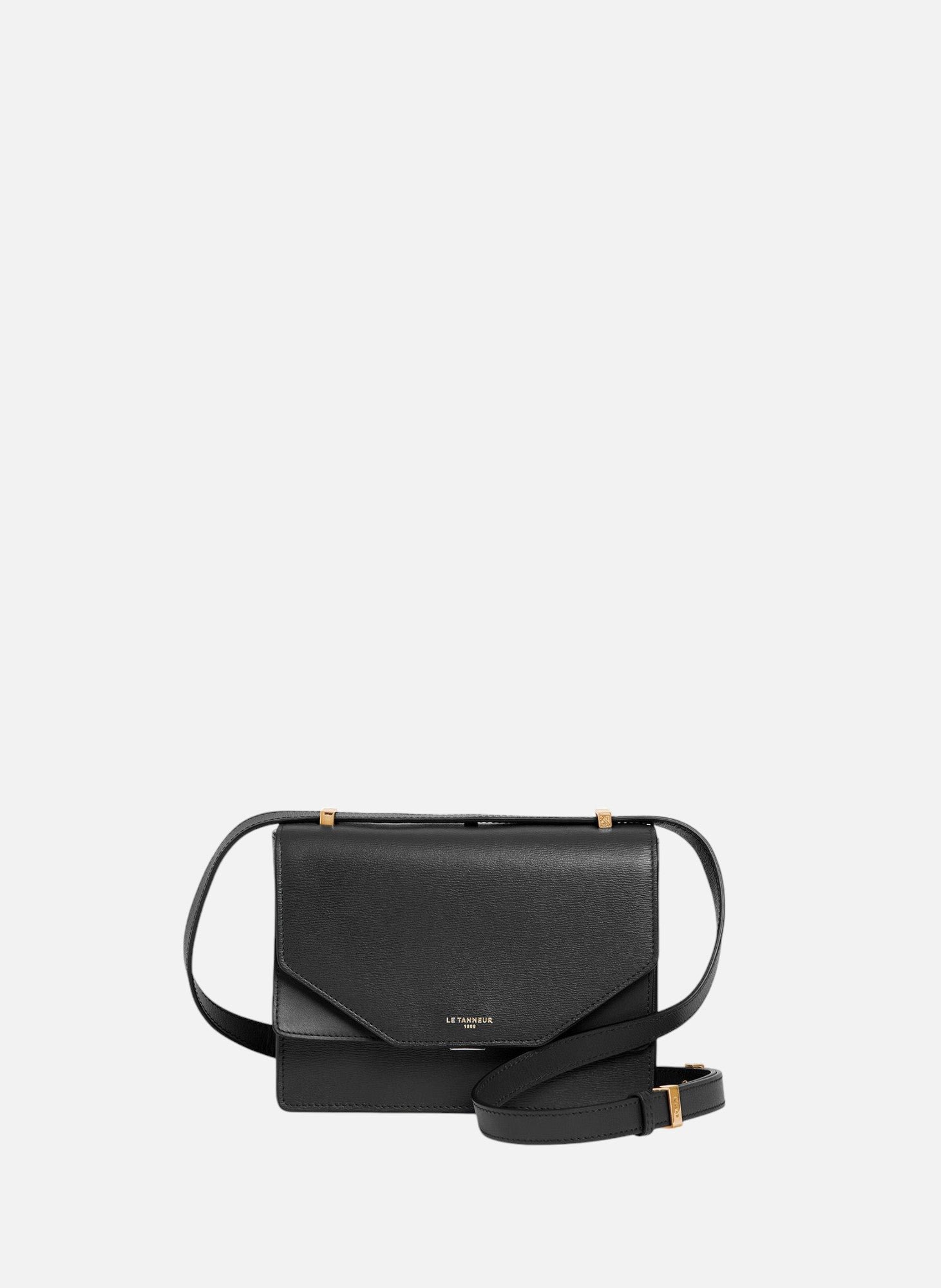 Mini sac bandoulière naya en cuir liégé  Noir