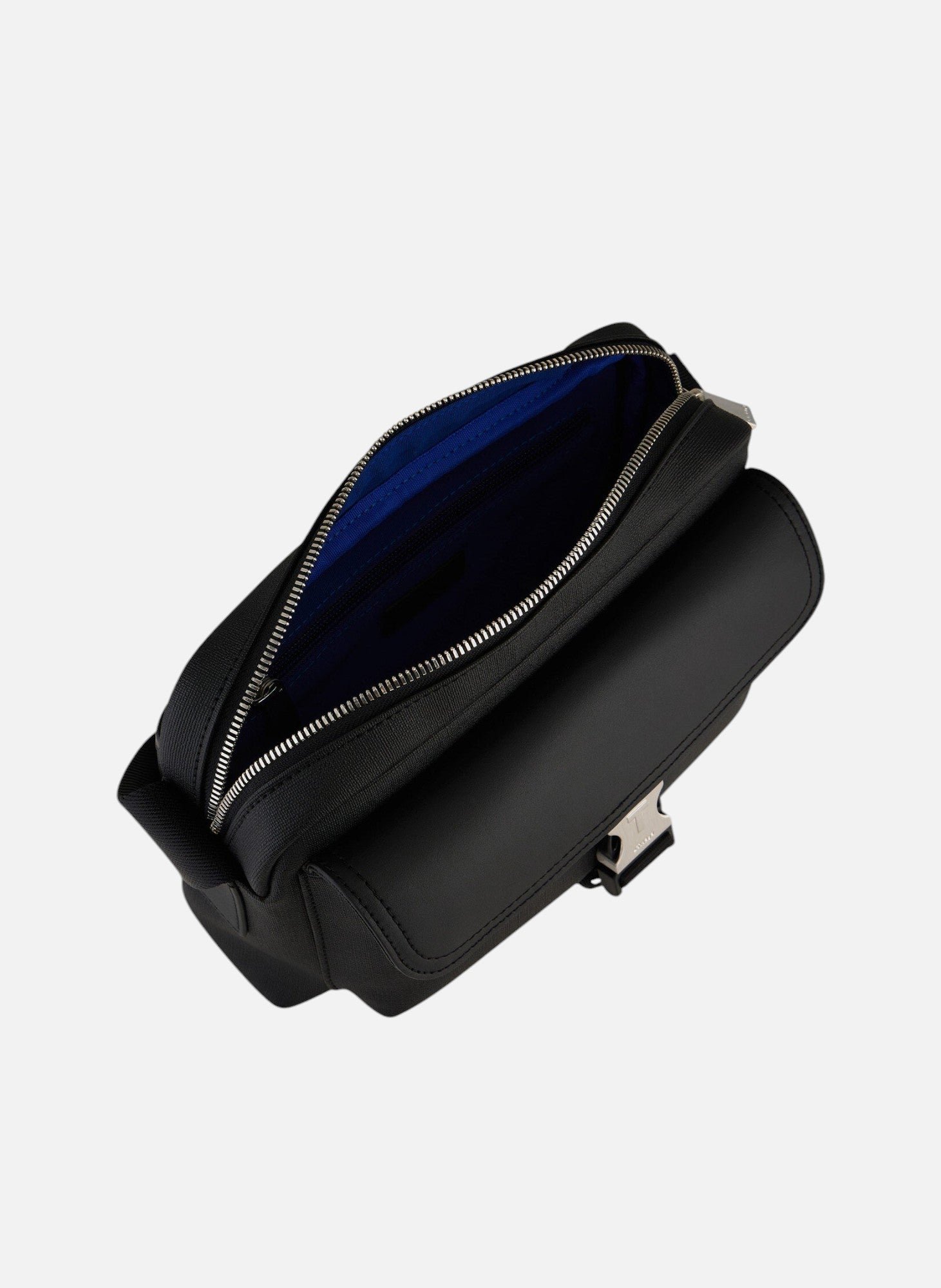 Petit sac bandoulière maurice en toile enduite LE TANNEUR Noir