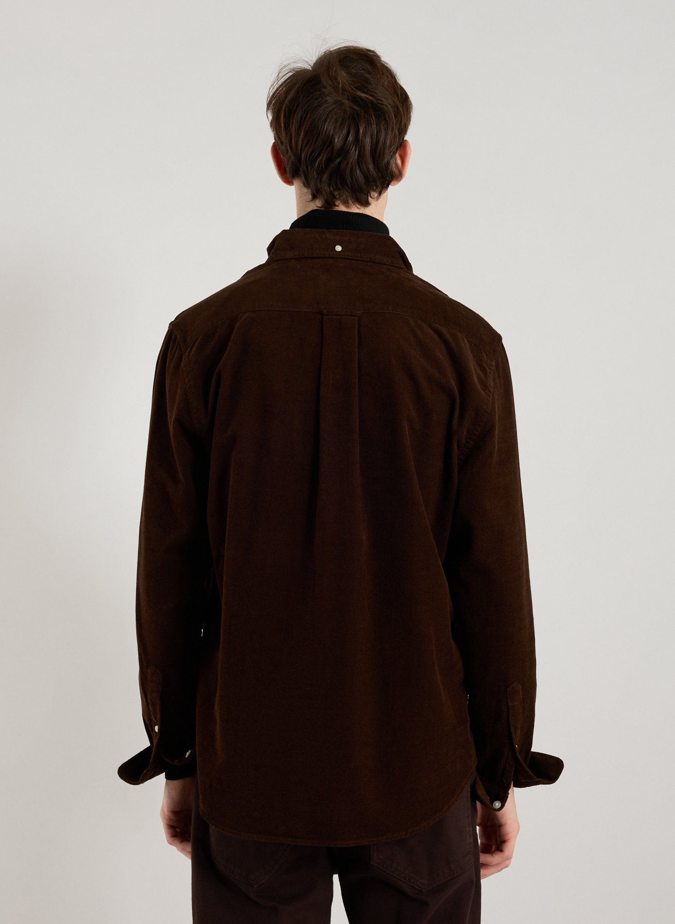 American collar cotton shirt GANT Brown