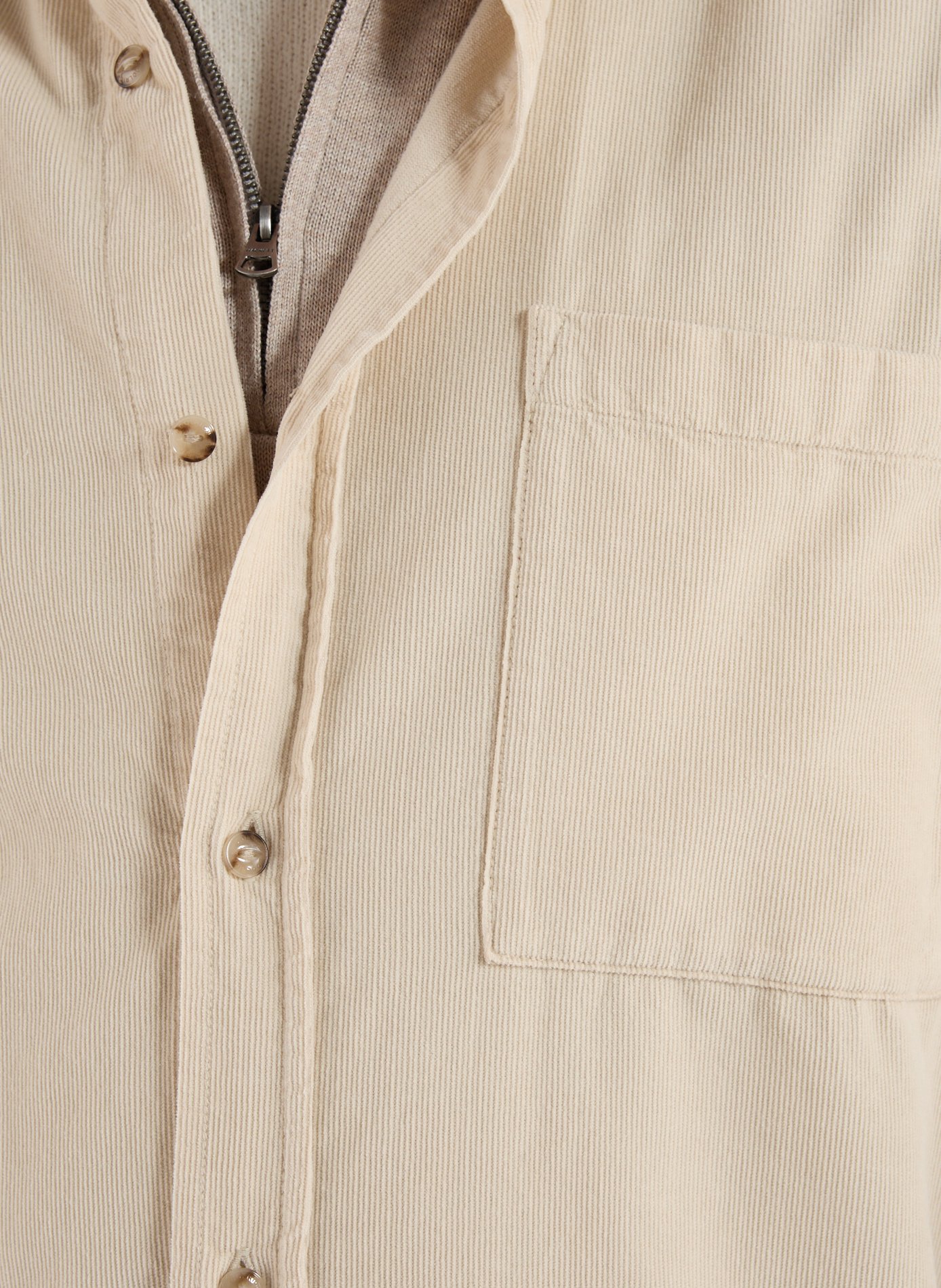 Chemise en velours côtelé  WOOLRICH Beige