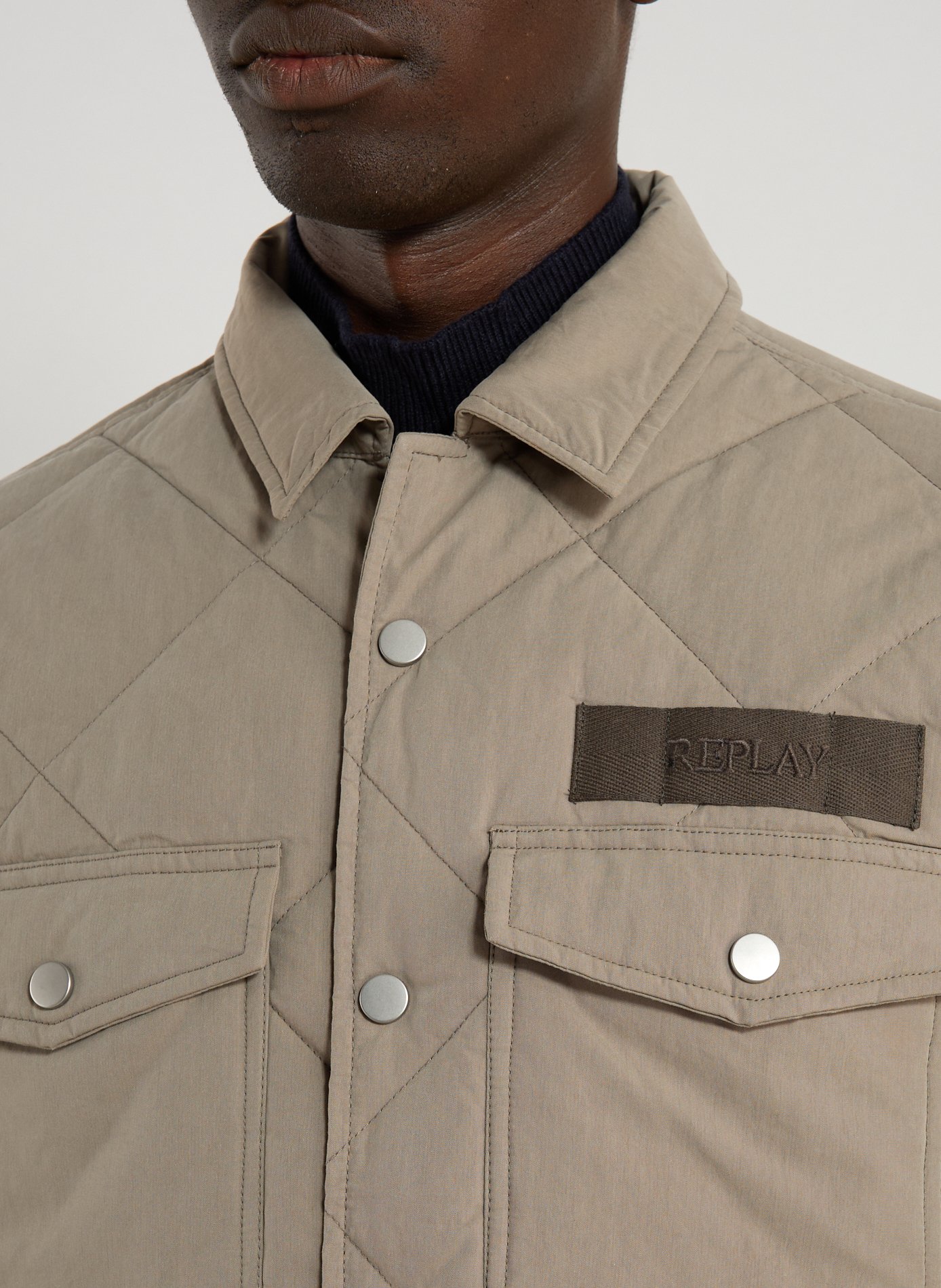 Blouson matelassé REPLAY Gris