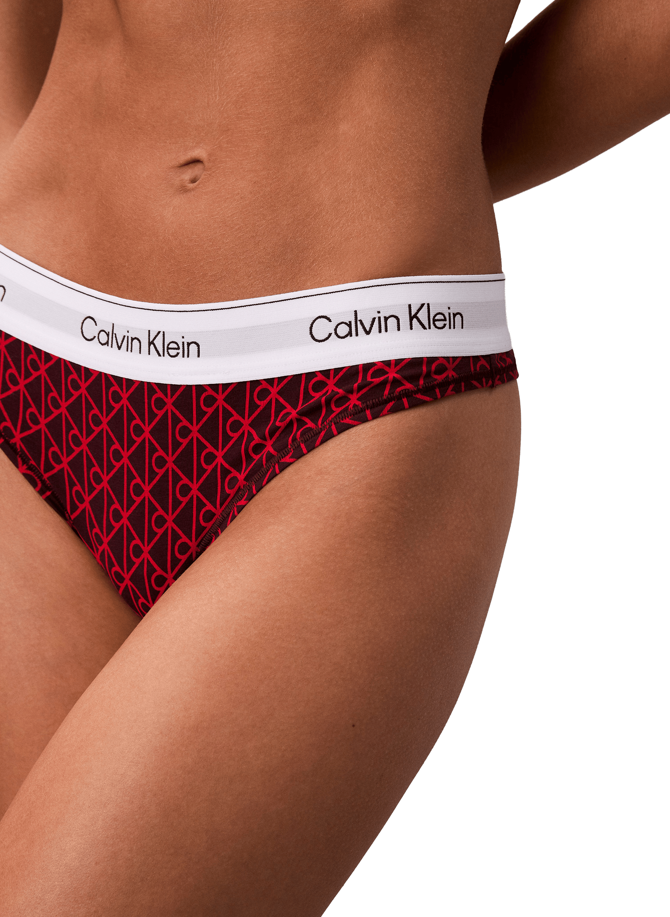 String à motif CALVIN KLEIN Rouge