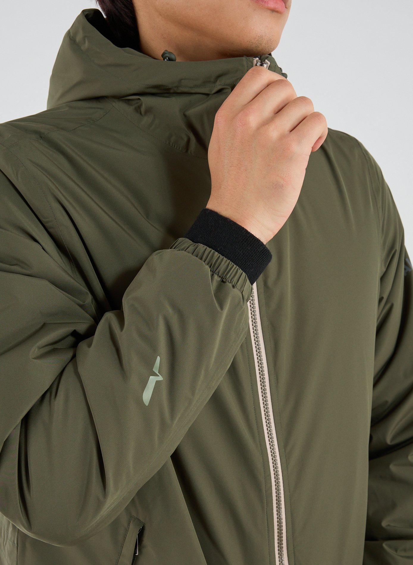 Parka Rainpack à capuche AIGLE Kaki