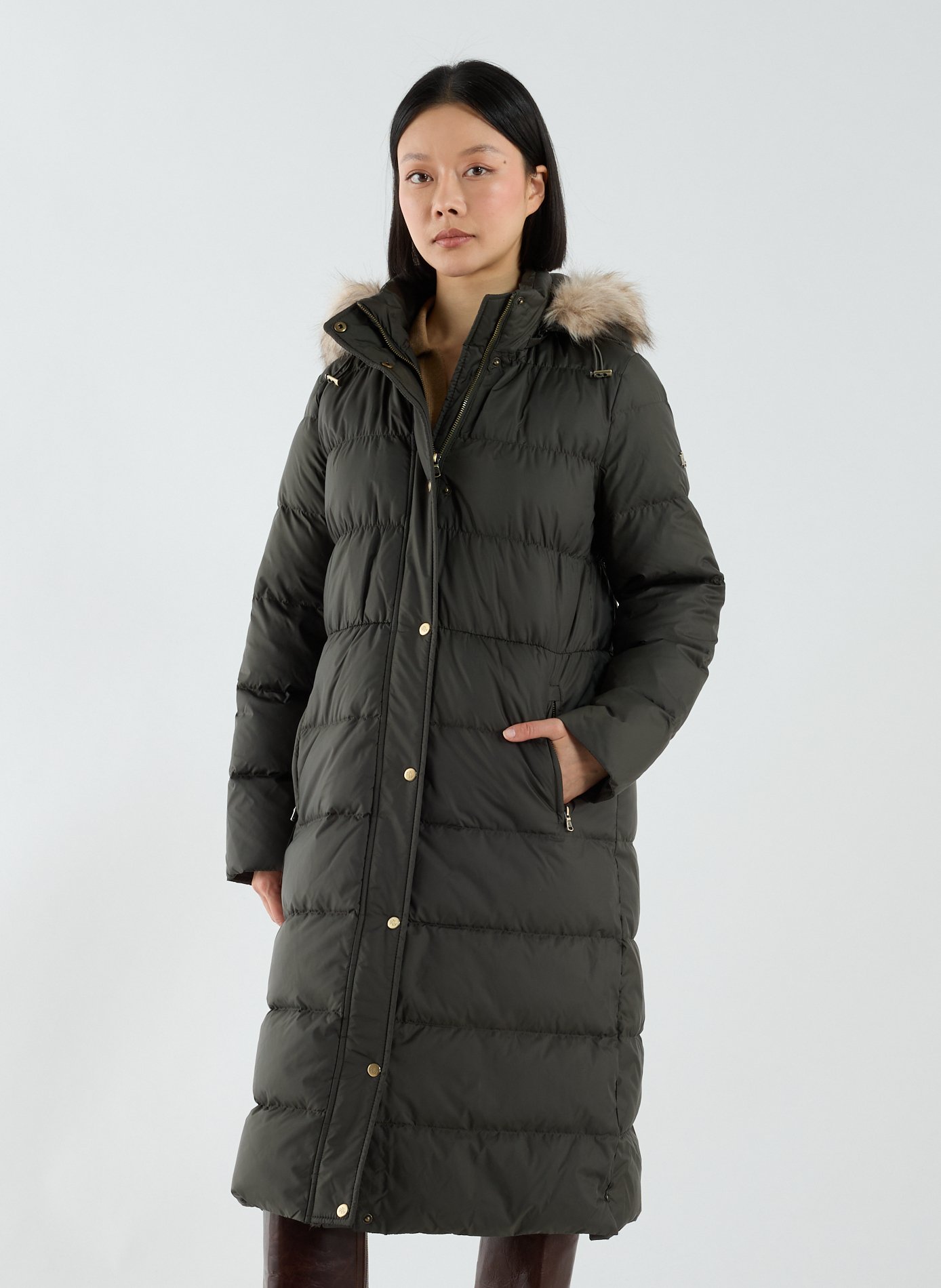 Manteau matelassé LAUREN Noir