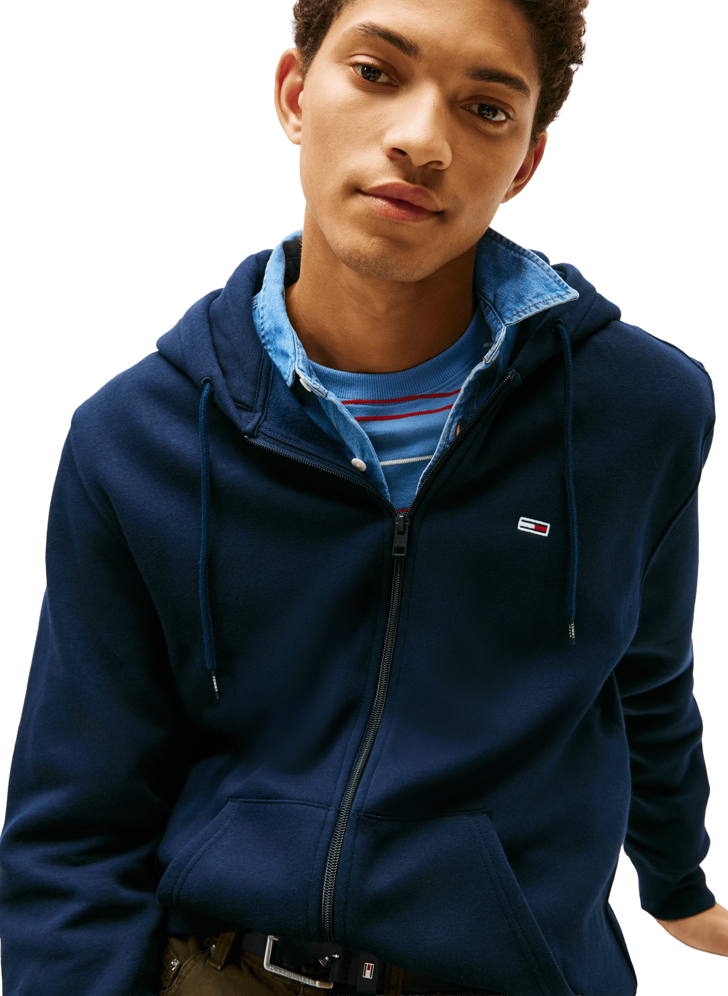 Cotton hoodie TOMMY HILFIGER Blue