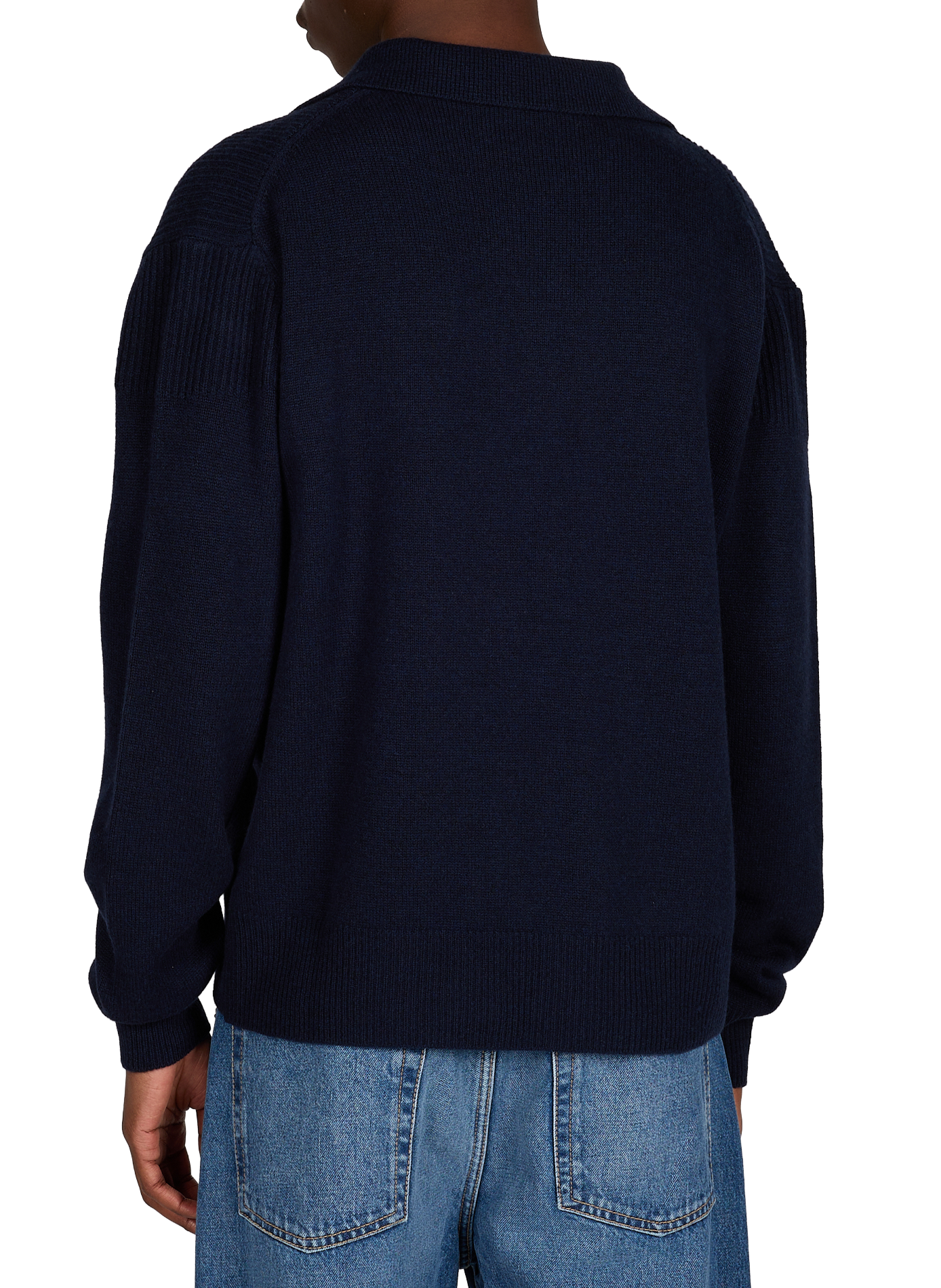 Wool and cashmere Football sweater VIVIENNE WESTWOOD Blue