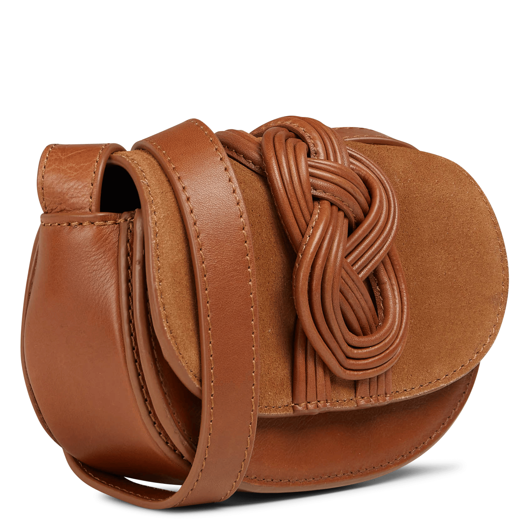 Sac bandoulière en cuir marius mini MAISON 123 Beige