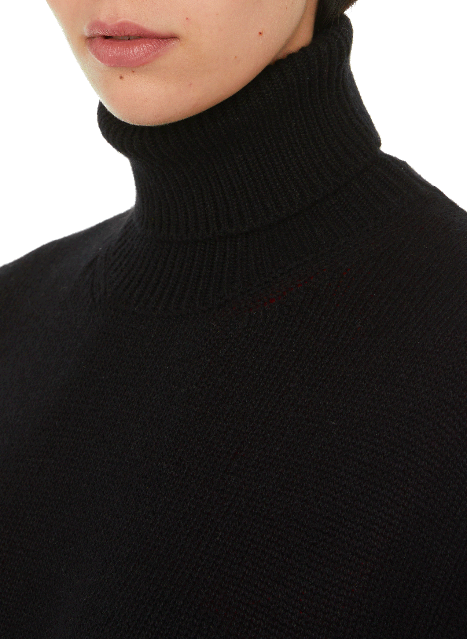Cashmere turtleneck jumper PRADA Black