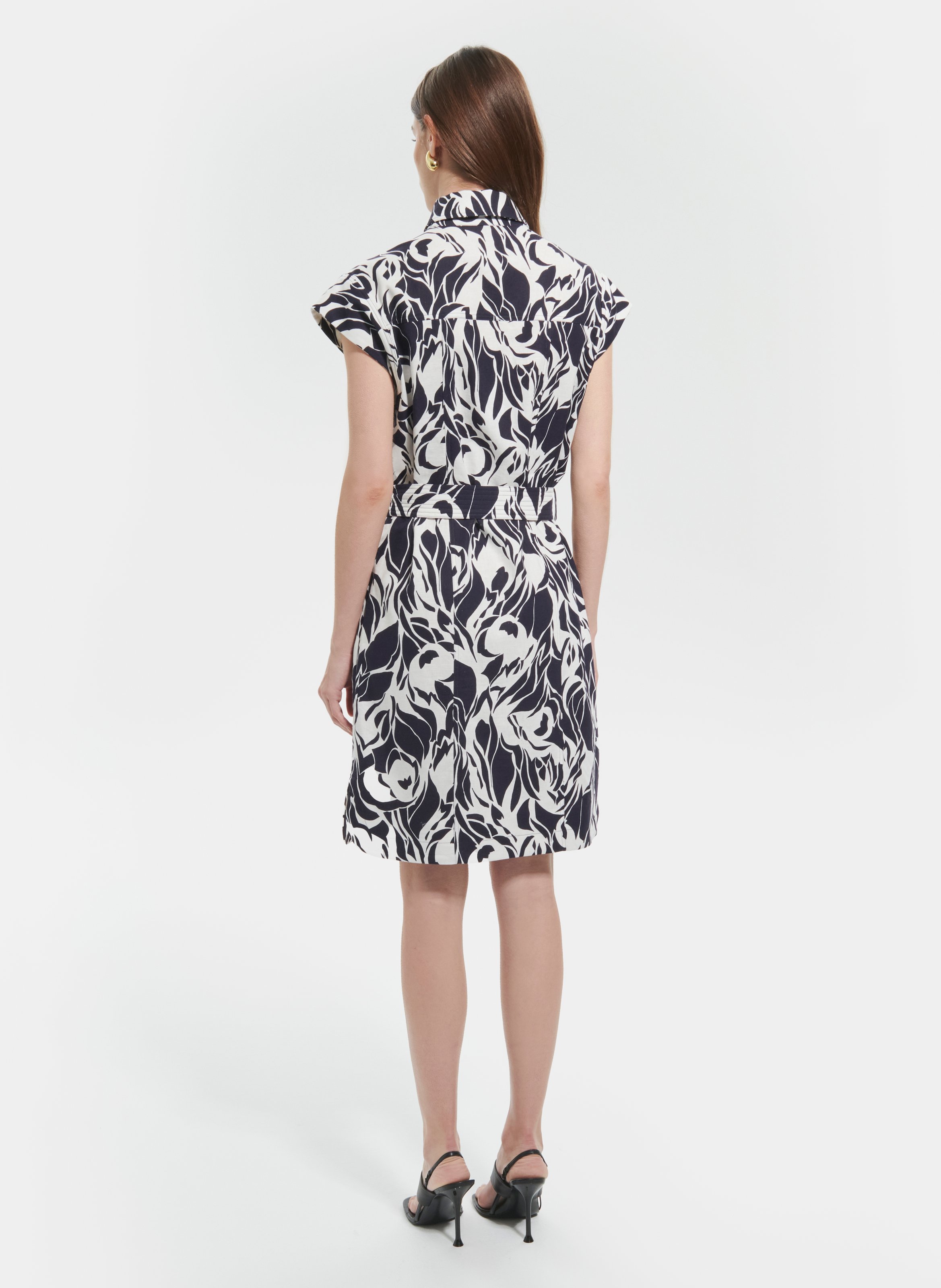 Robe courte chemise - rosen ZAPA Blanc