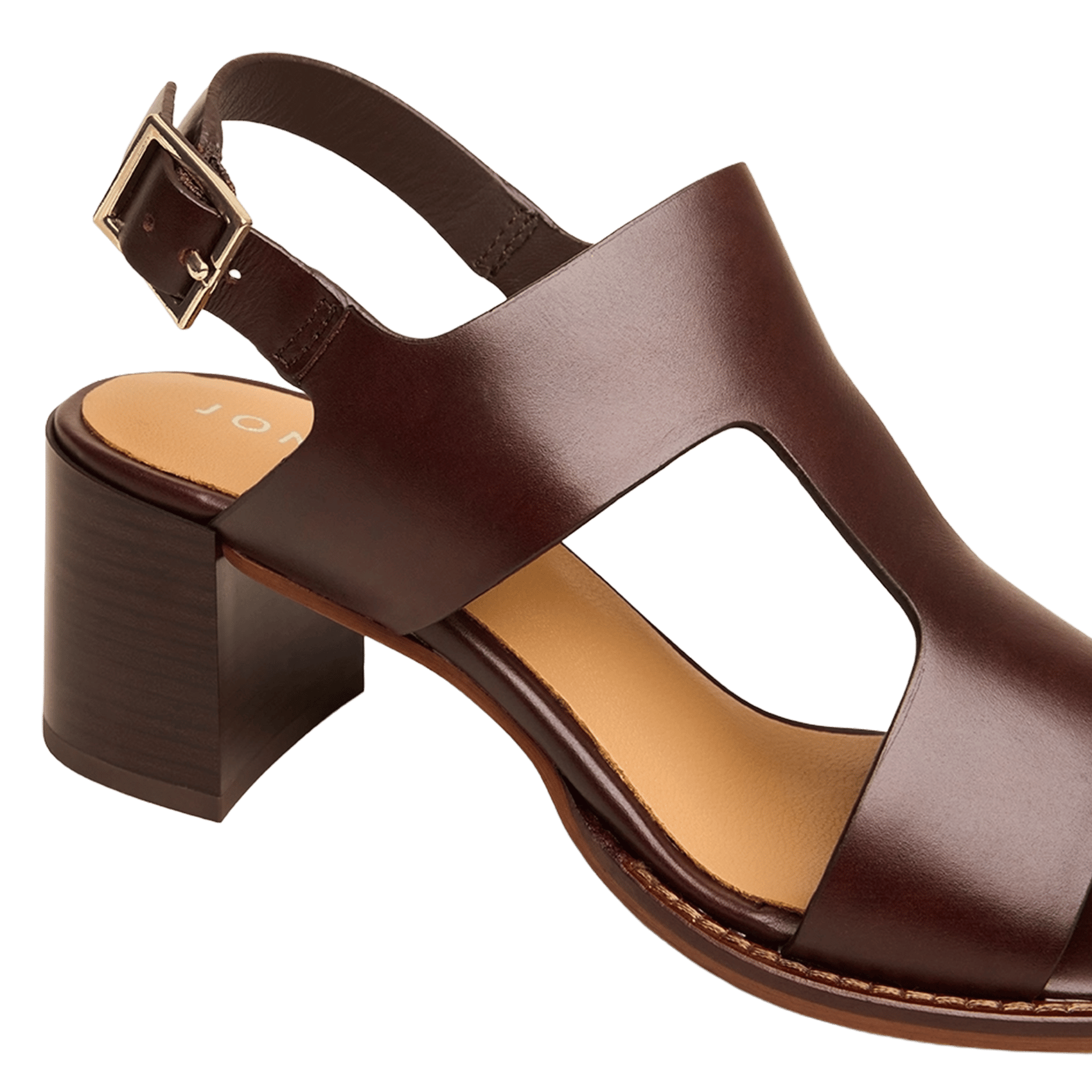 Sandales à talons en cuir alexandra JONAK Violet