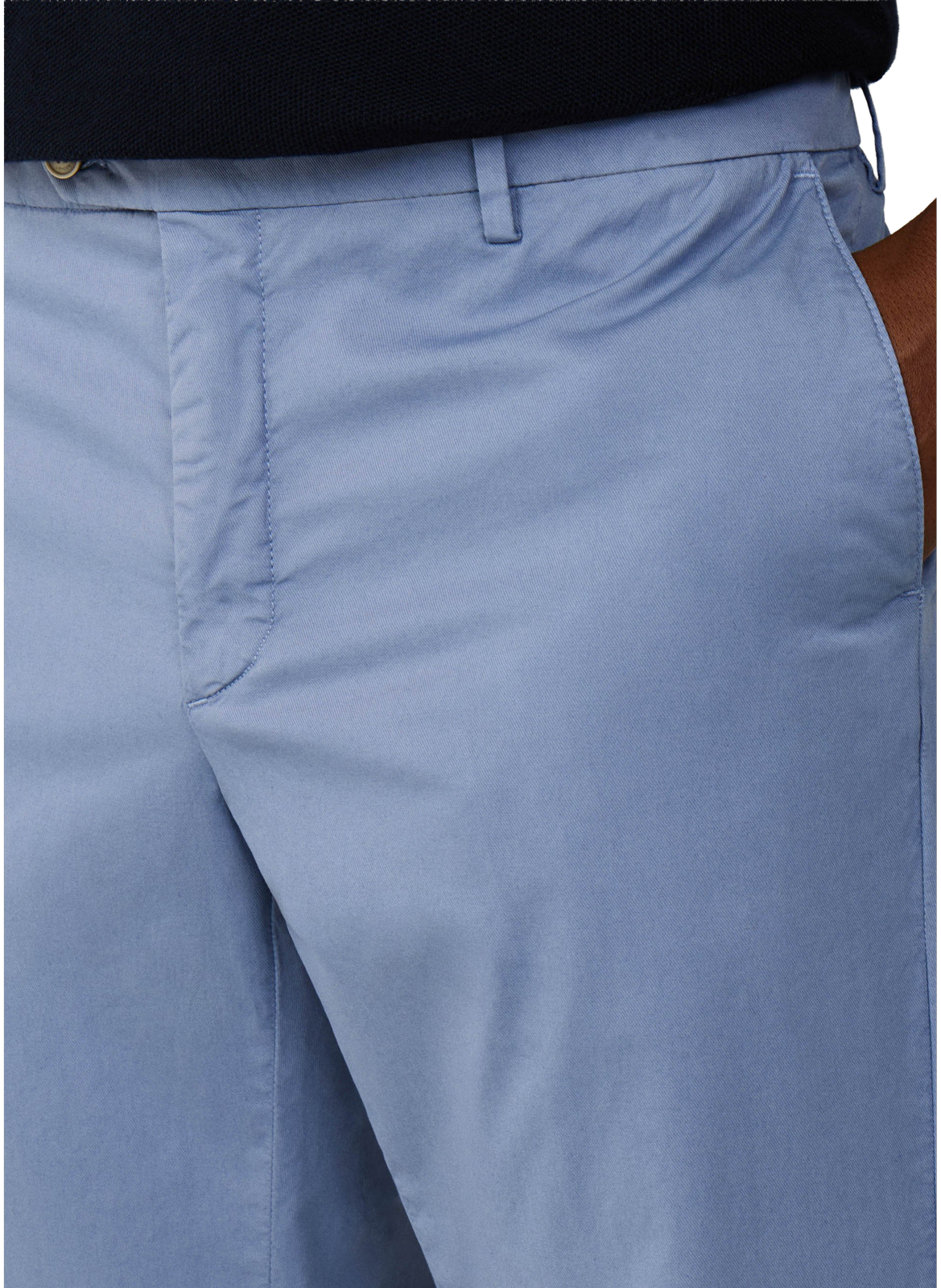 Pantalon chino slim Kensington en coton mélangé HACKETT Bleu