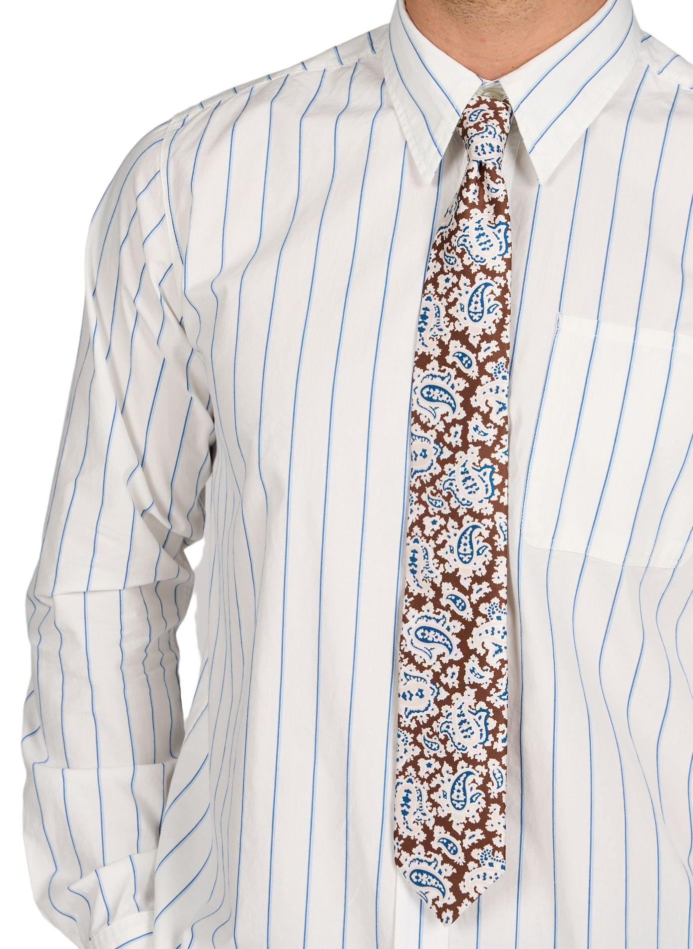 Cravate à motifs en soie  AU PRINTEMPS PARIS Multicolore