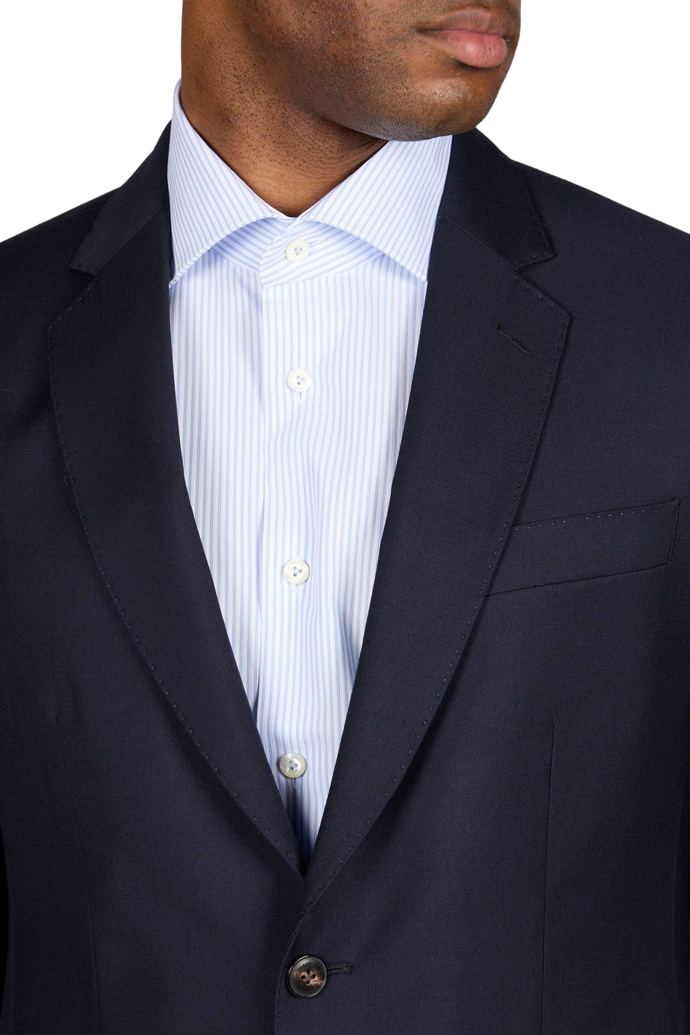 Veste de costume en laine HACKETT Bleu