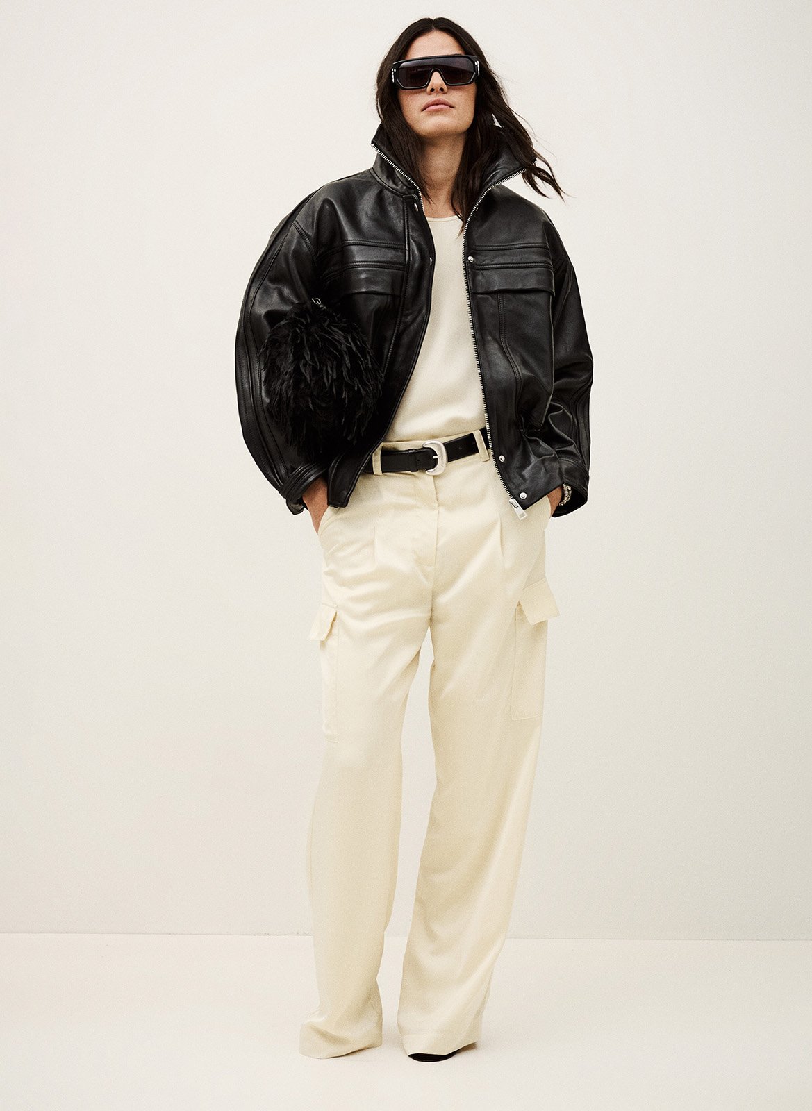 Pantalon cargo cary BA&SH Beige