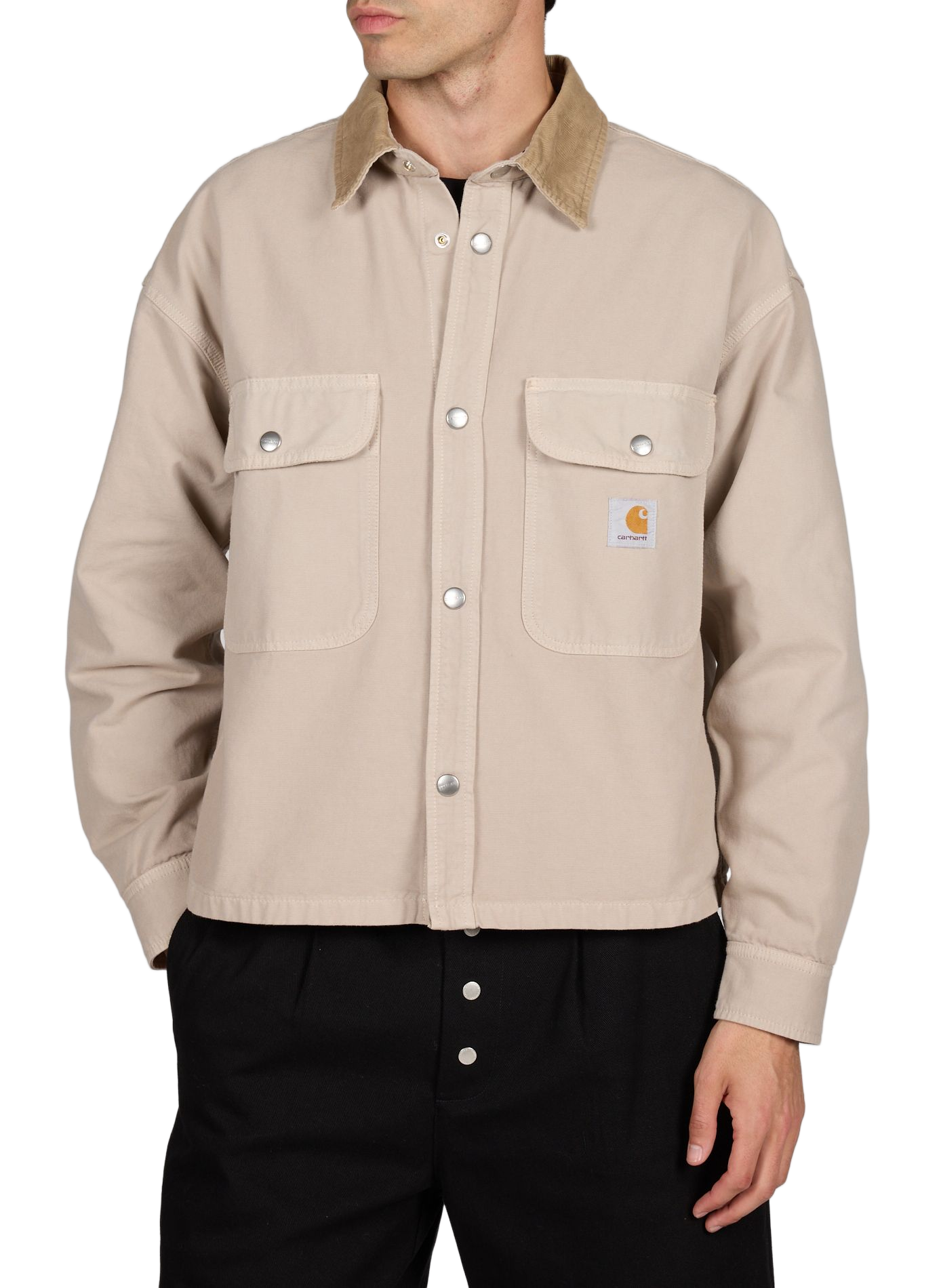 Prescott cotton overshirt CARHARTT WIP Beige