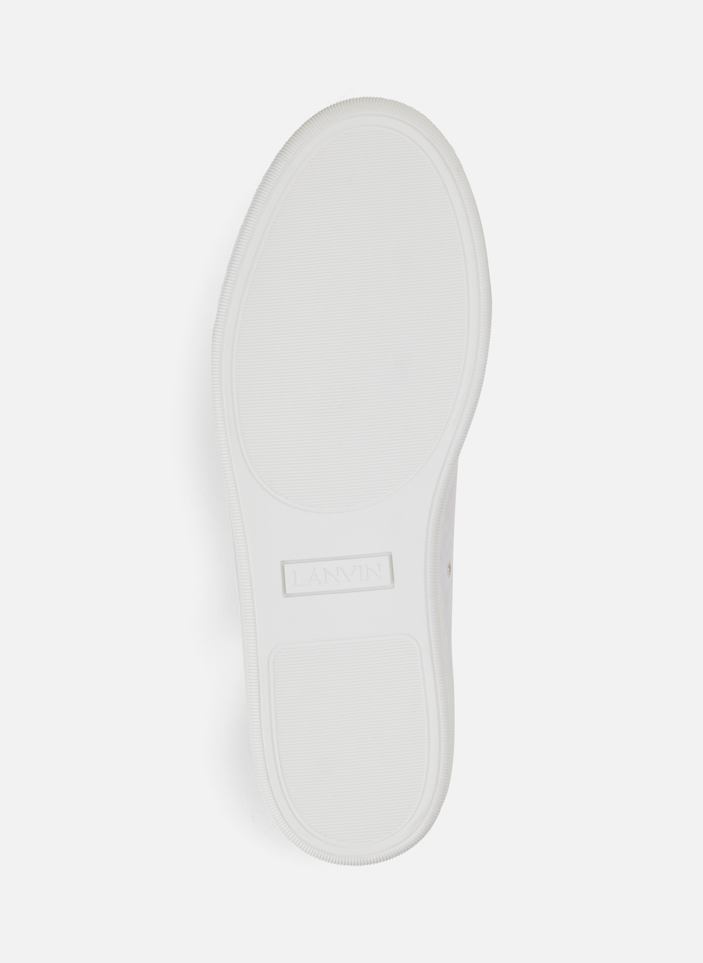 Sneakers dbb1 zip en suede LANVIN Blanc