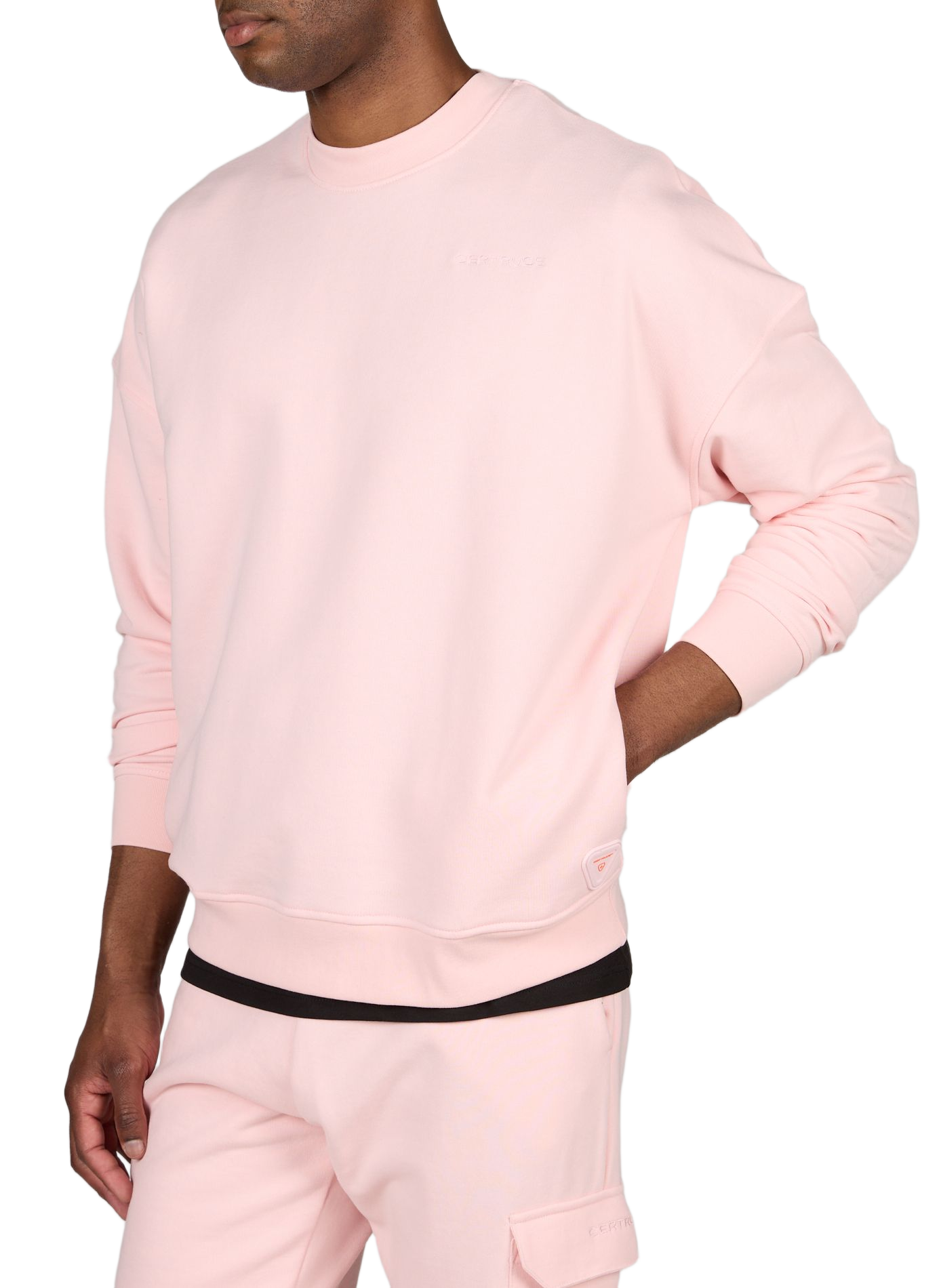 Sweat Ruben Fluidity en coton GERTRUDE ET GASTON Rose
