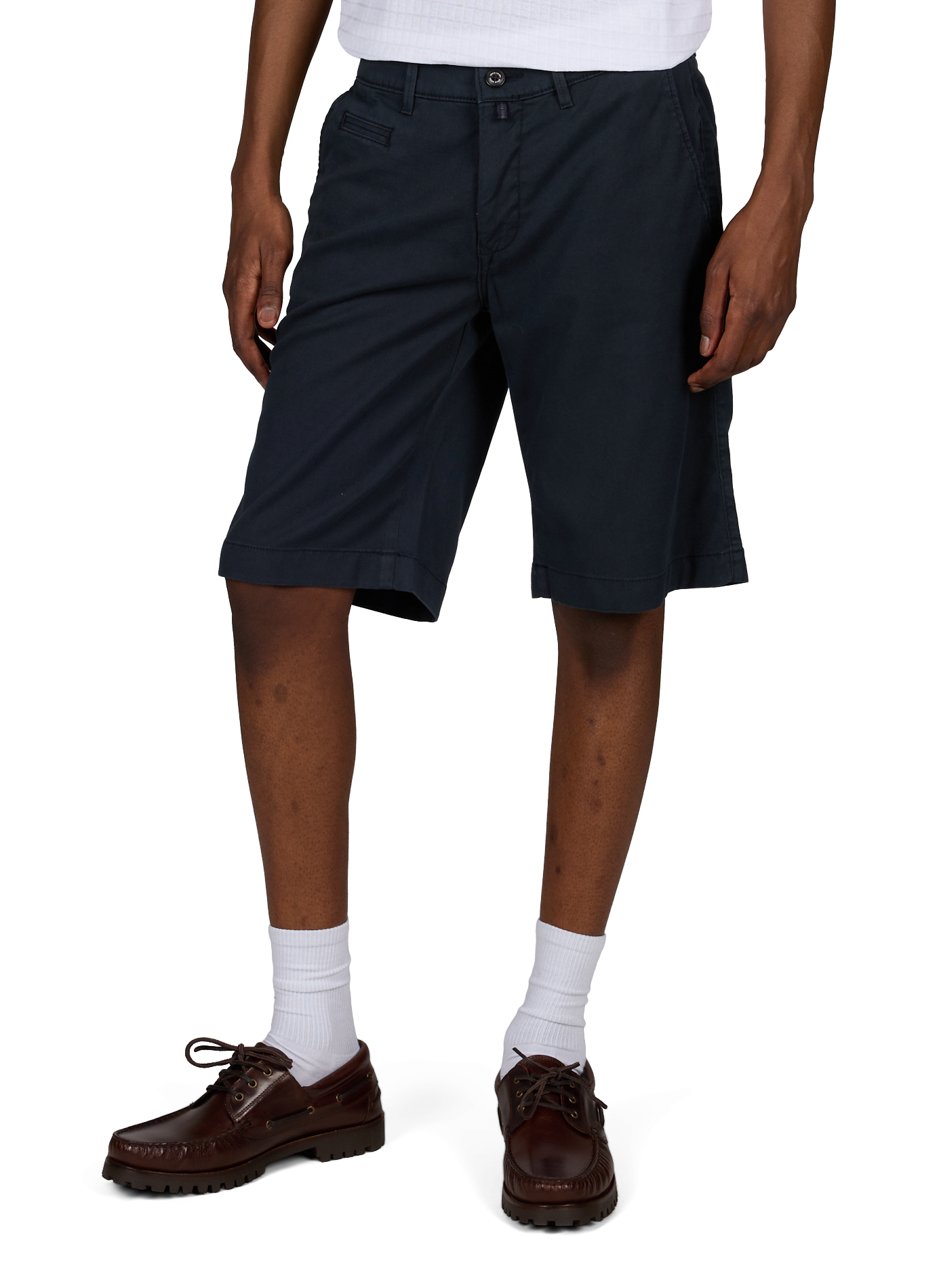 Short regular fit in blended cotton PIERRE CARDIN Blue