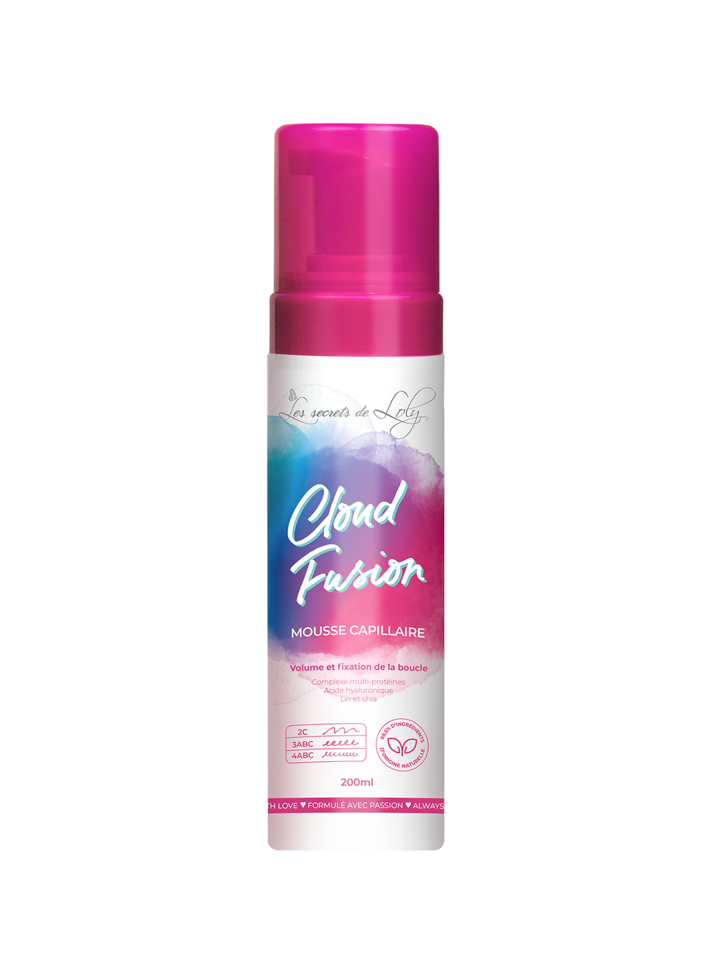 Cloud Fusion - Fixing Hair Mousse LES SECRETS DE LOLY No color