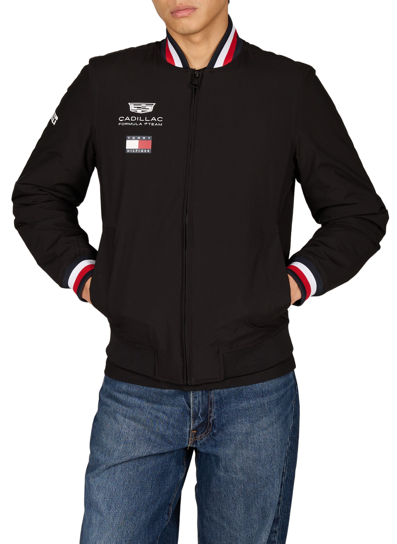 Blouson Cadillac F1 Team à logo  TOMMY HILFIGER Noir