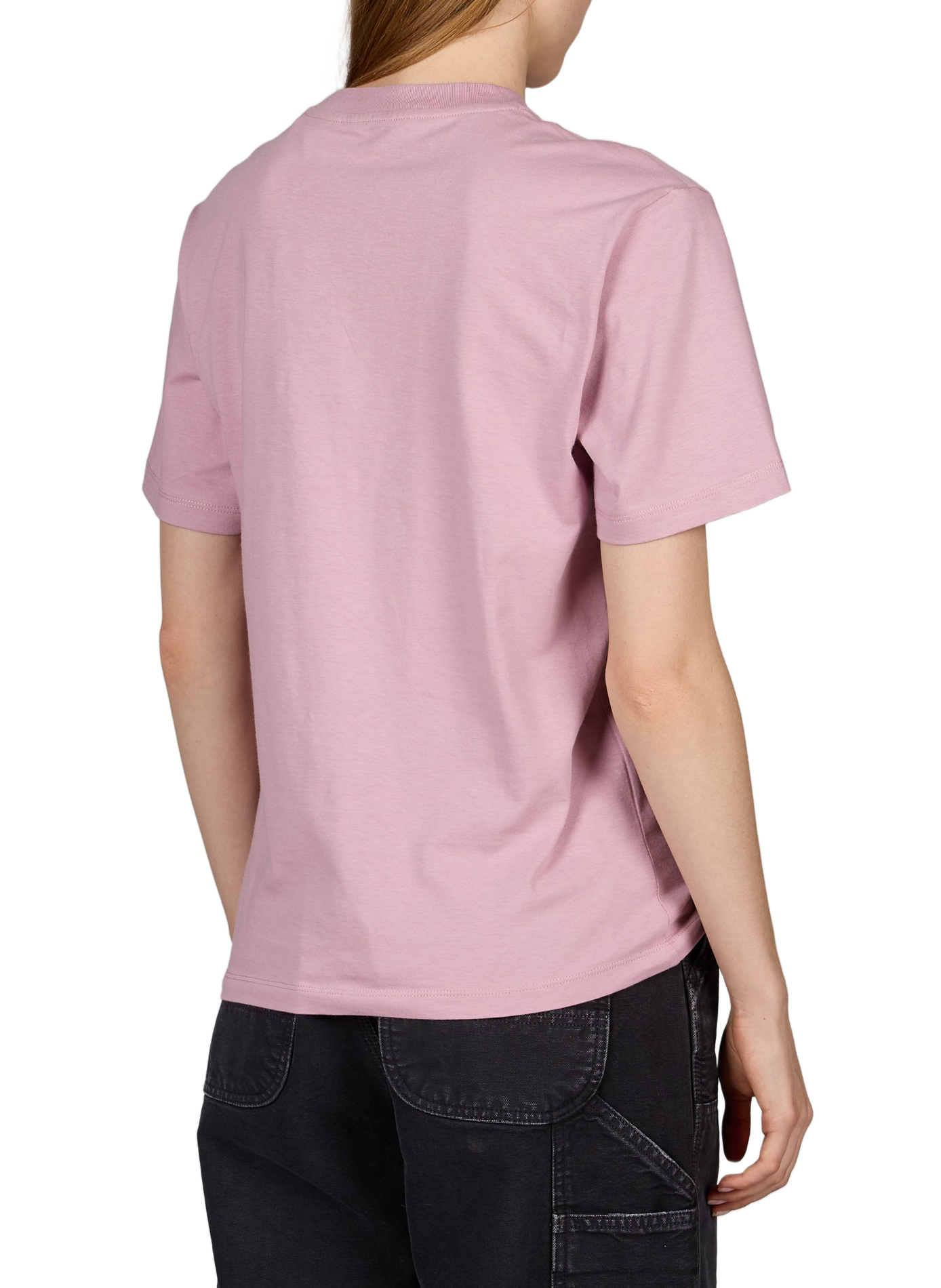 Kurzarm-Baumwollpullover CARHARTT WIP Rosa