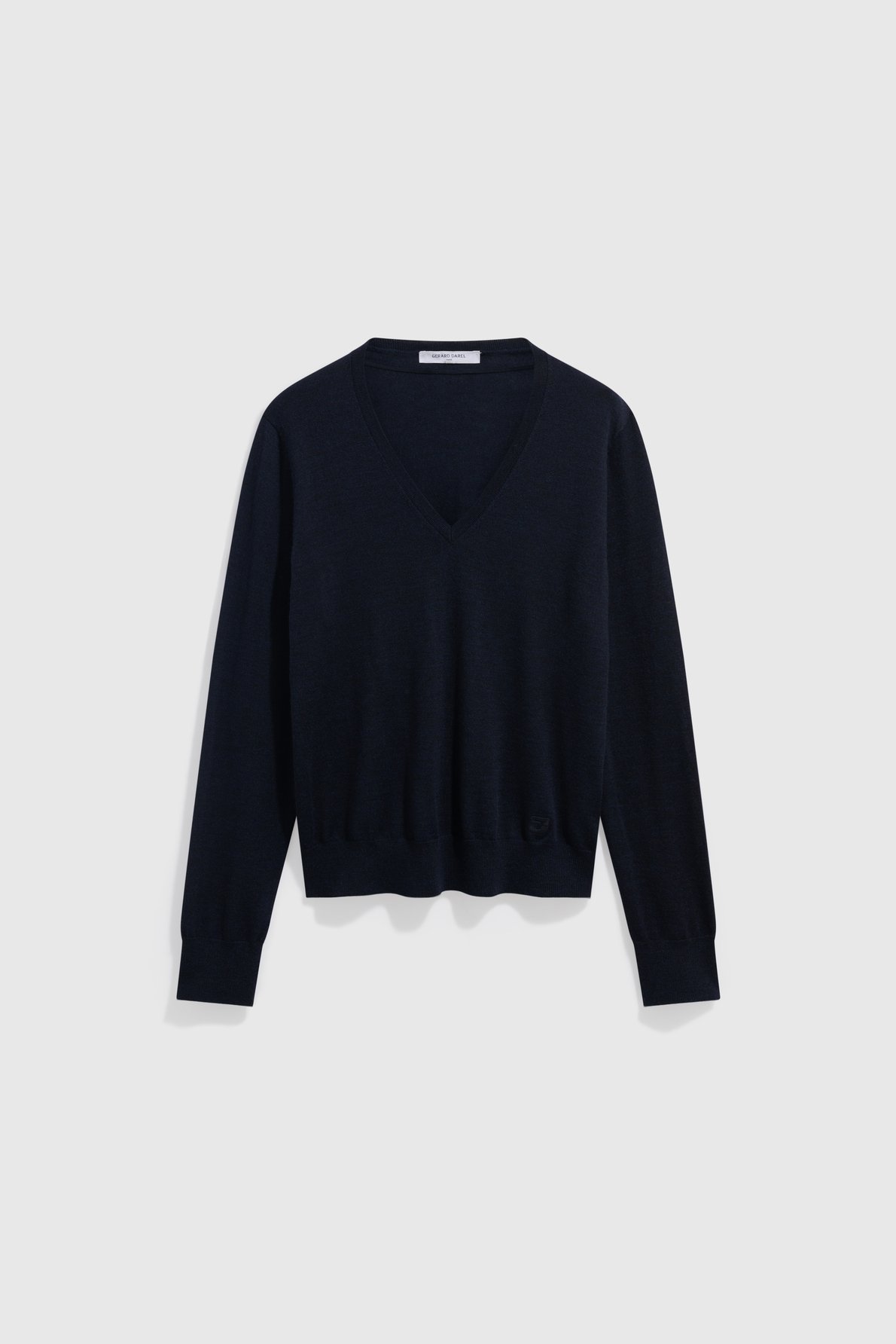 Pull v en laine fine - rachel GERARD DAREL Bleu