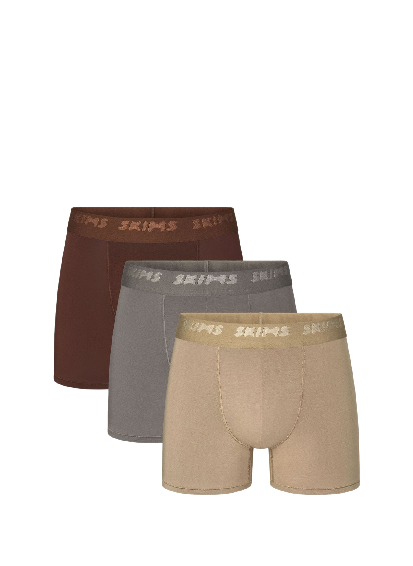 Set of three boxers SKIMS Multicolour
