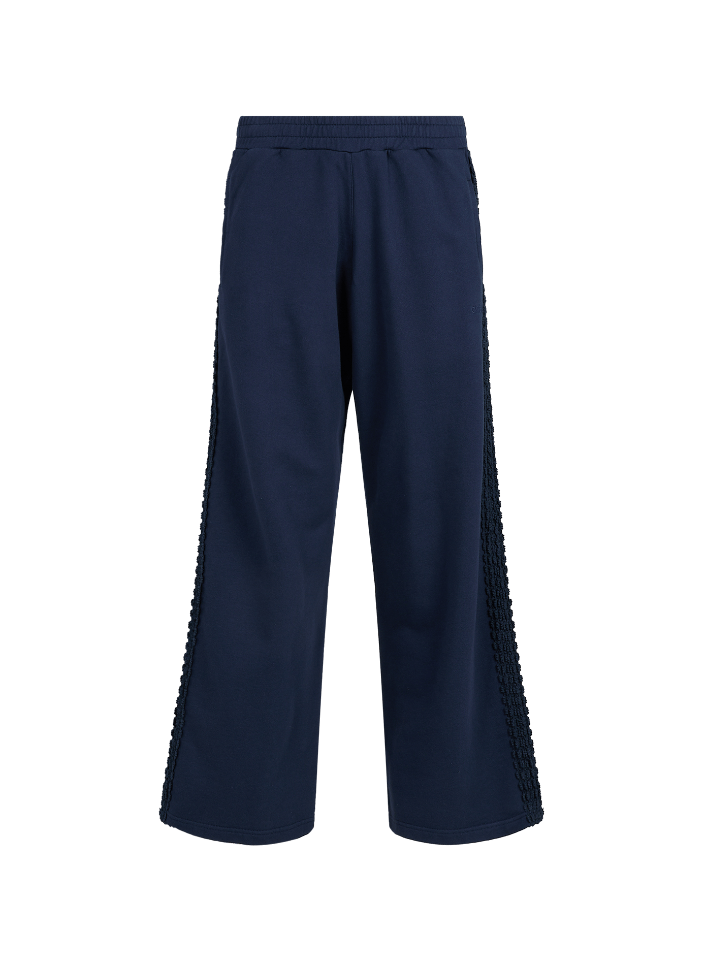 Pantalon droit à broderie en coton ARTE ANTWERP Bleu