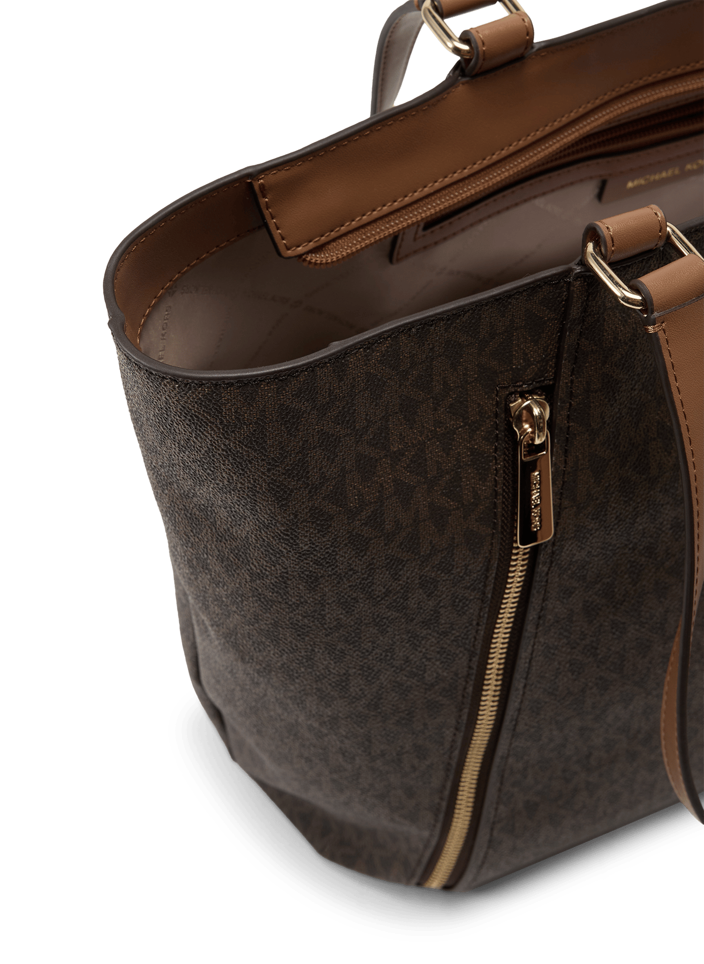 Nabela Shopper mit Monogramm-Print MICHAEL KORS Braun