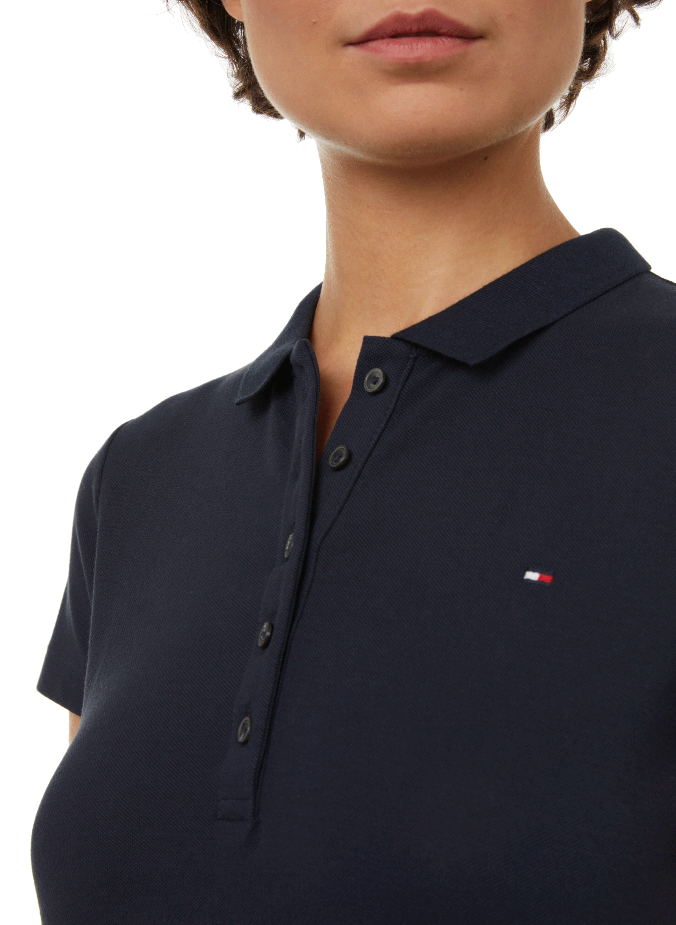 Polo slim en coton TOMMY HILFIGER Bleu