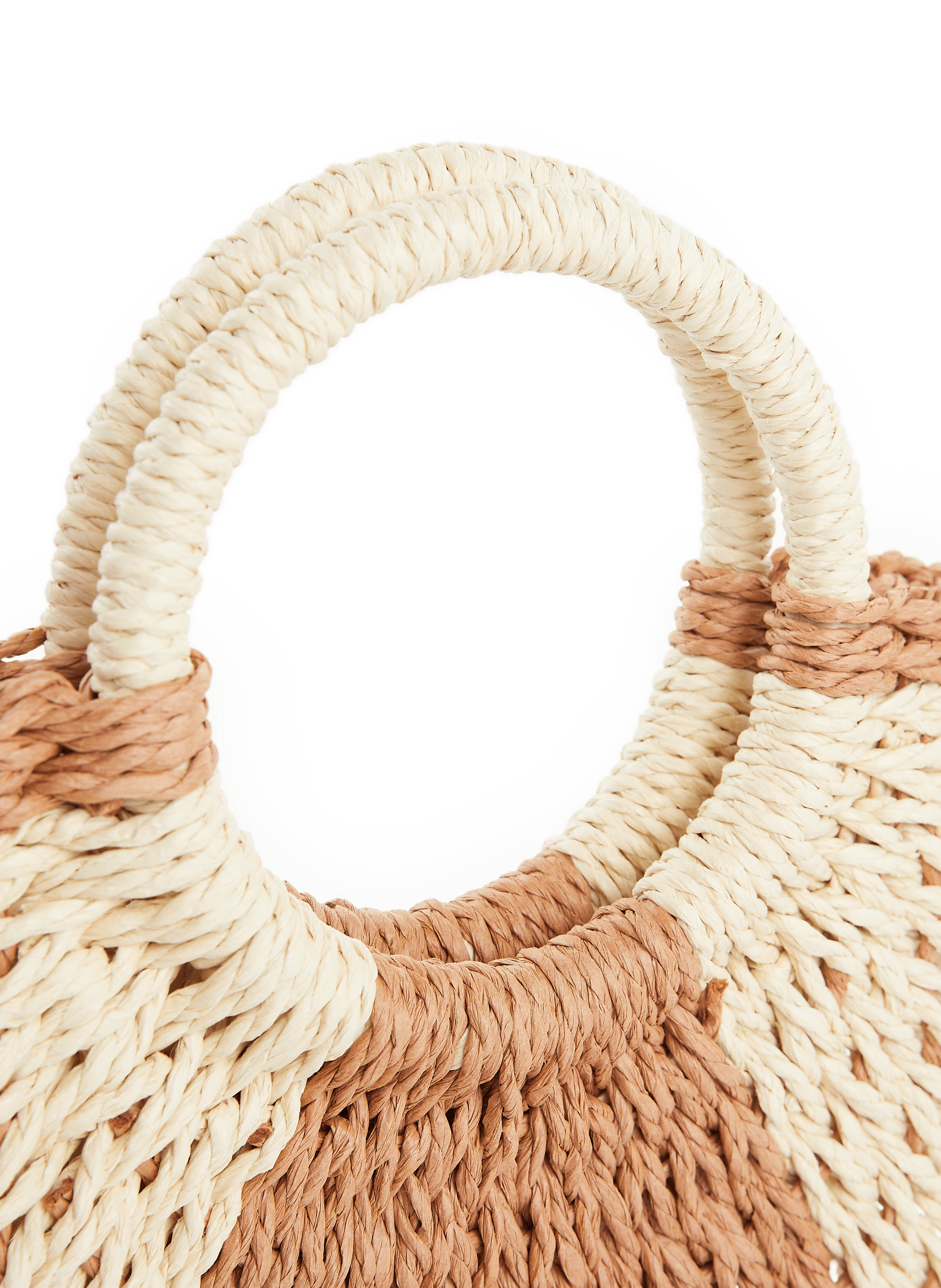 Woven beach bag AU PRINTEMPS PARIS Blue