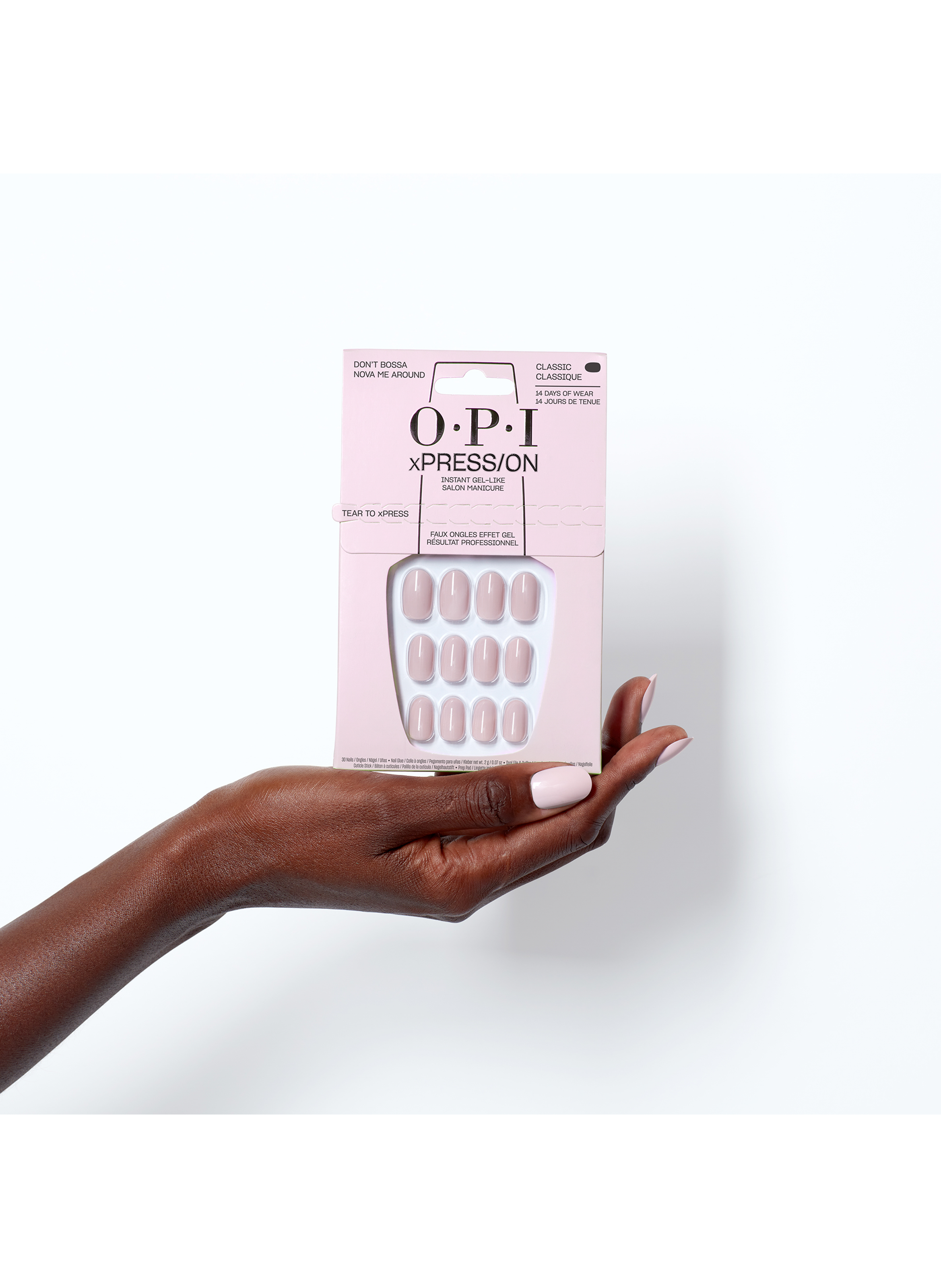 Don&#039;t Bossa Nova Me Around - xPRESS/ON - Reusable Fake Nails OPI Beige