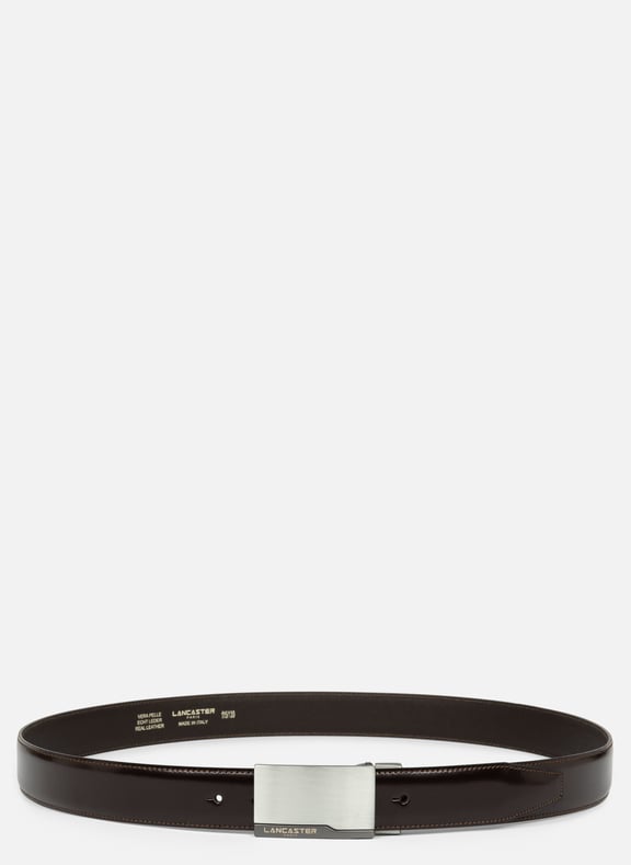 Ceinture - ceinture cuir lisse homme Marron by LANCASTER LANCASTER Ceinture - ceinture cuir lisse homme Marron