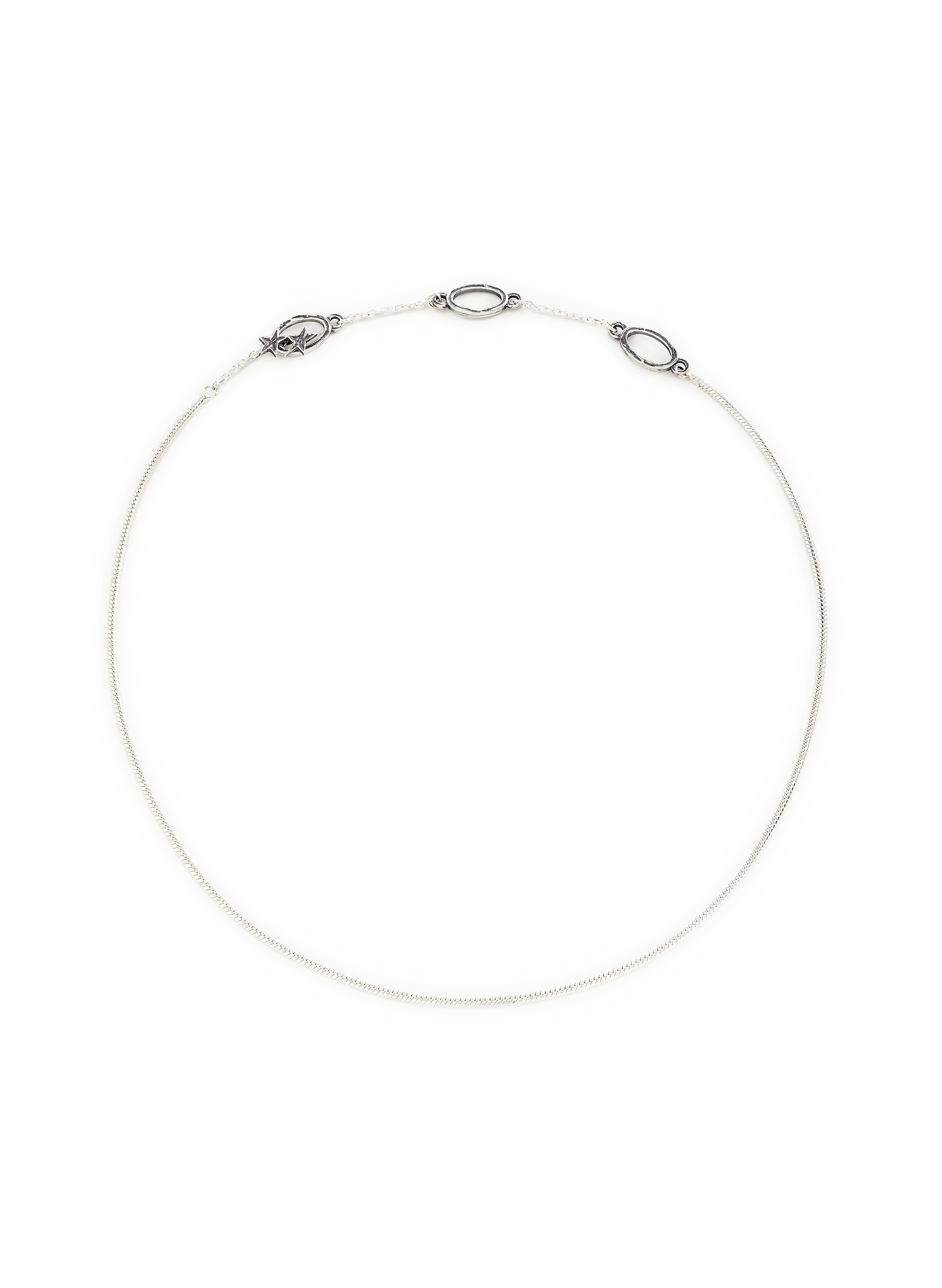 Collier Icon Clasp  TWO JEYS Argent