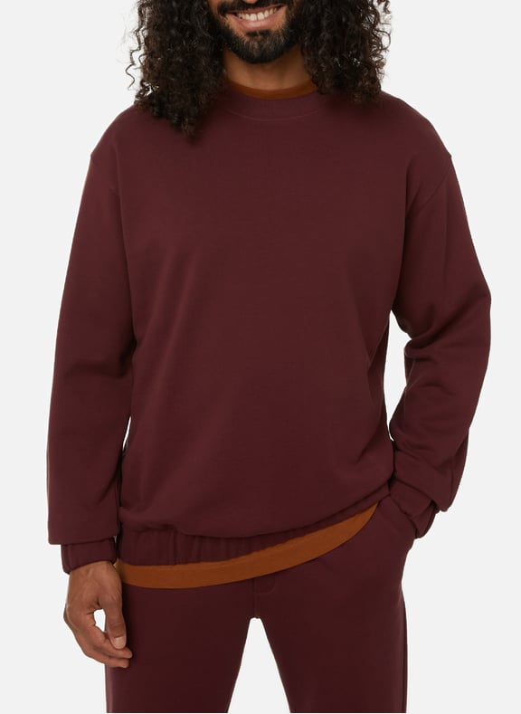 Cotton sweatshirt Red by SAISON 1865 SAISON 1865 Cotton sweatshirt Red